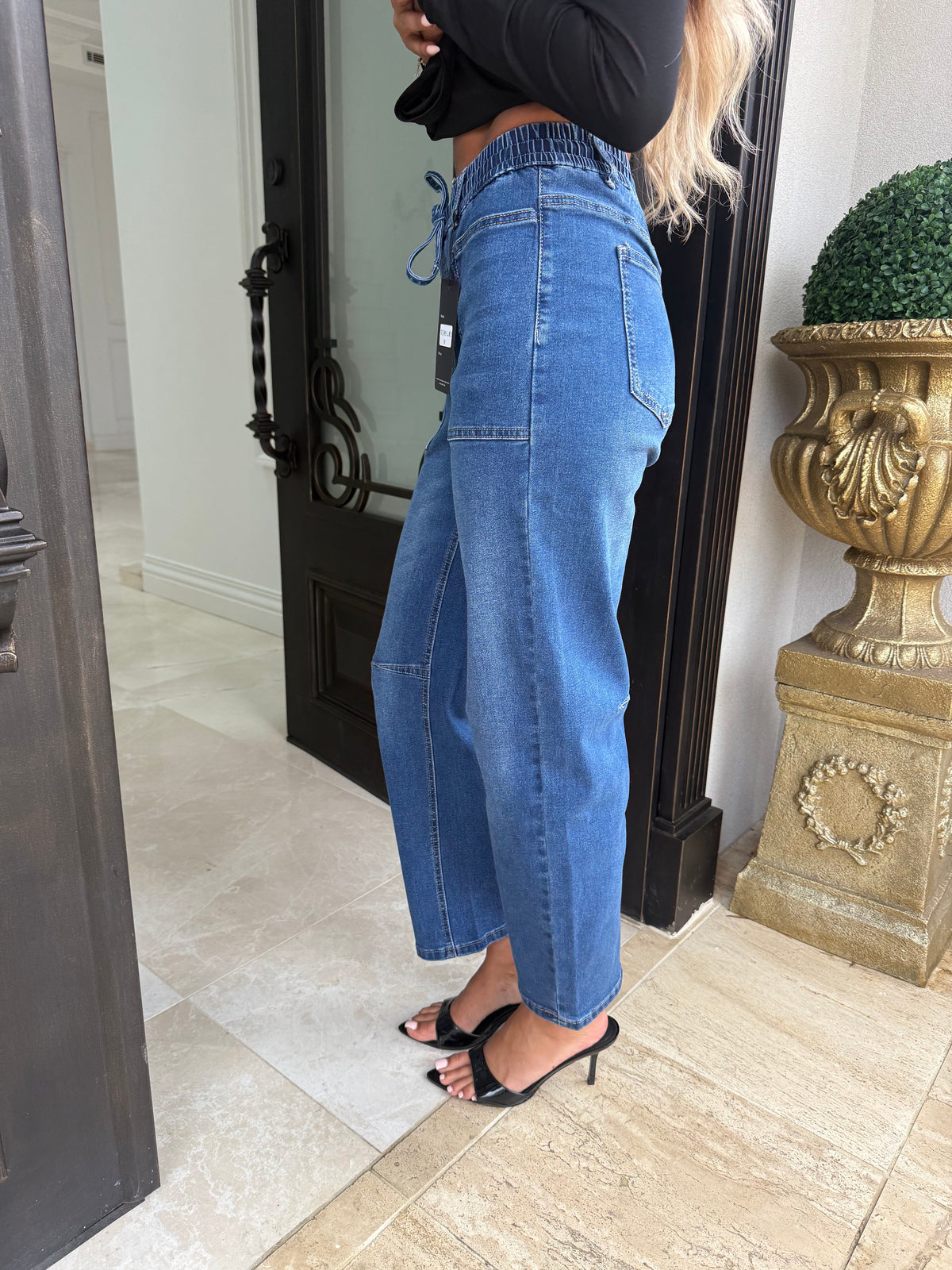 Barrel Pocket Jeans