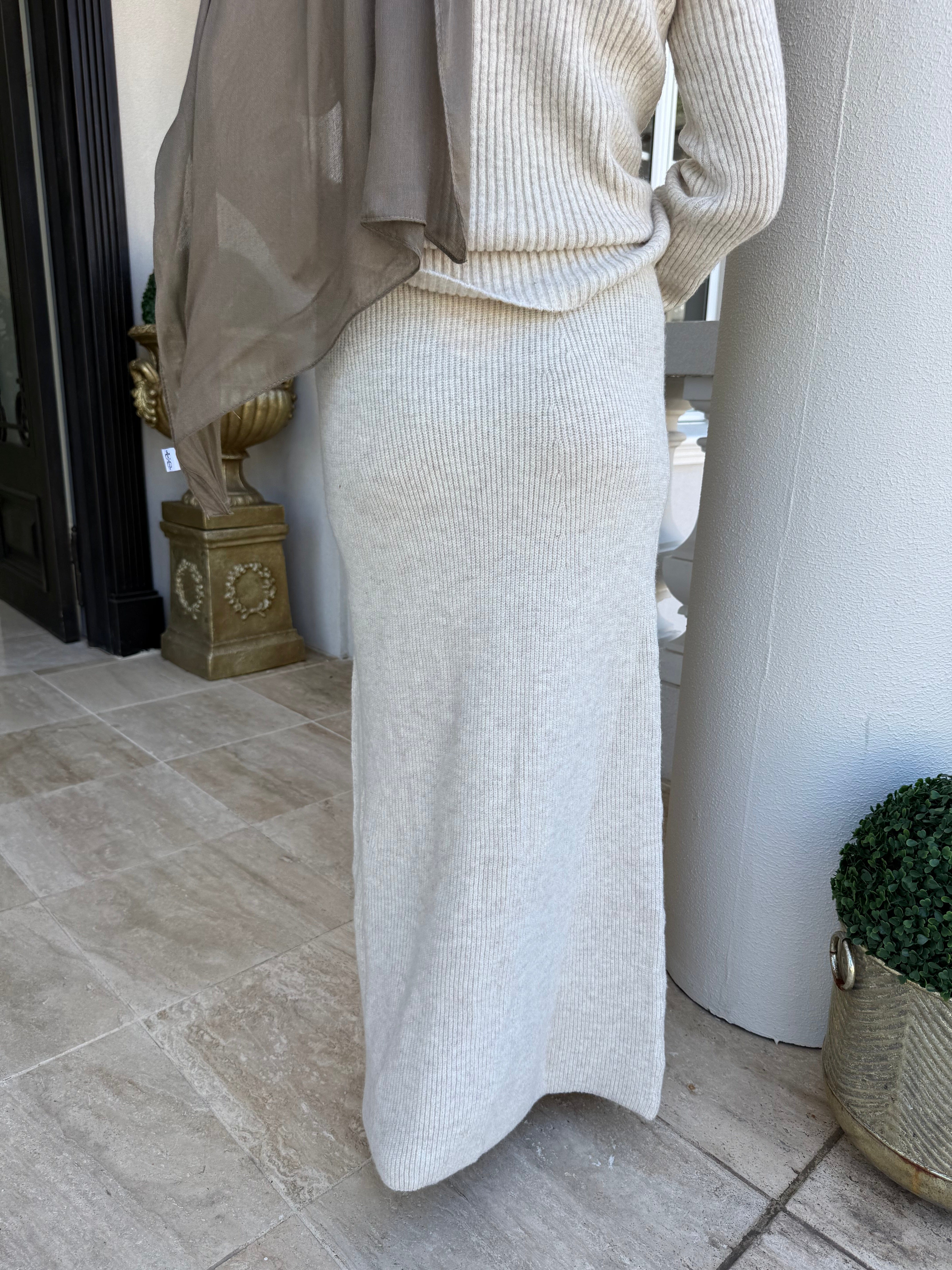 Knit Cardi Skirt