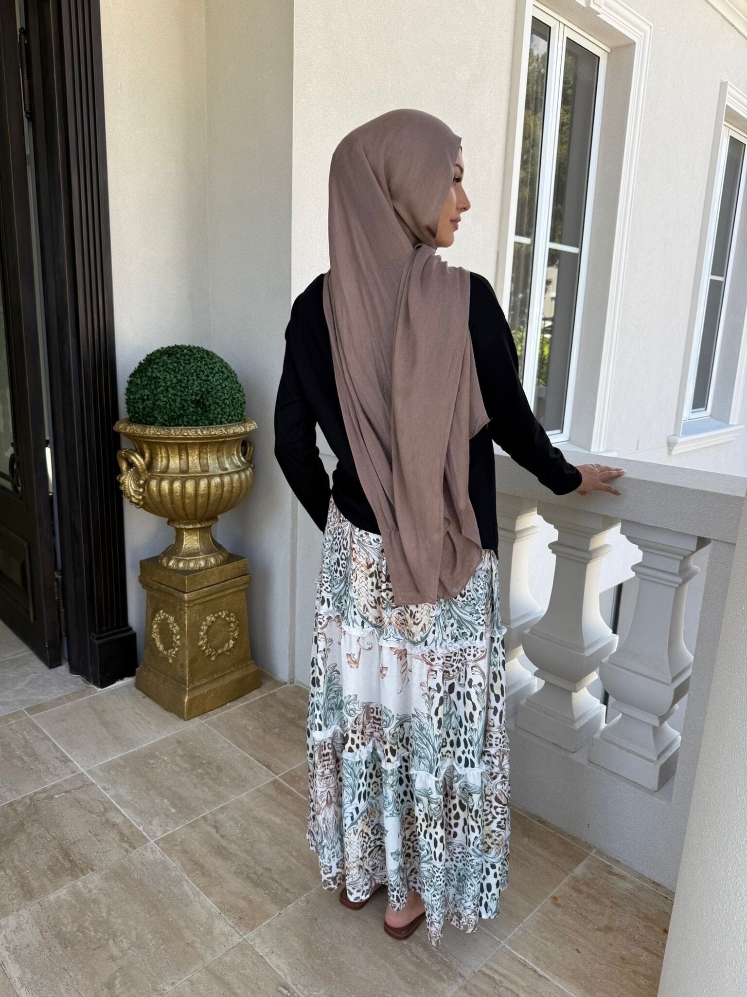 Mint Beaded Skirt