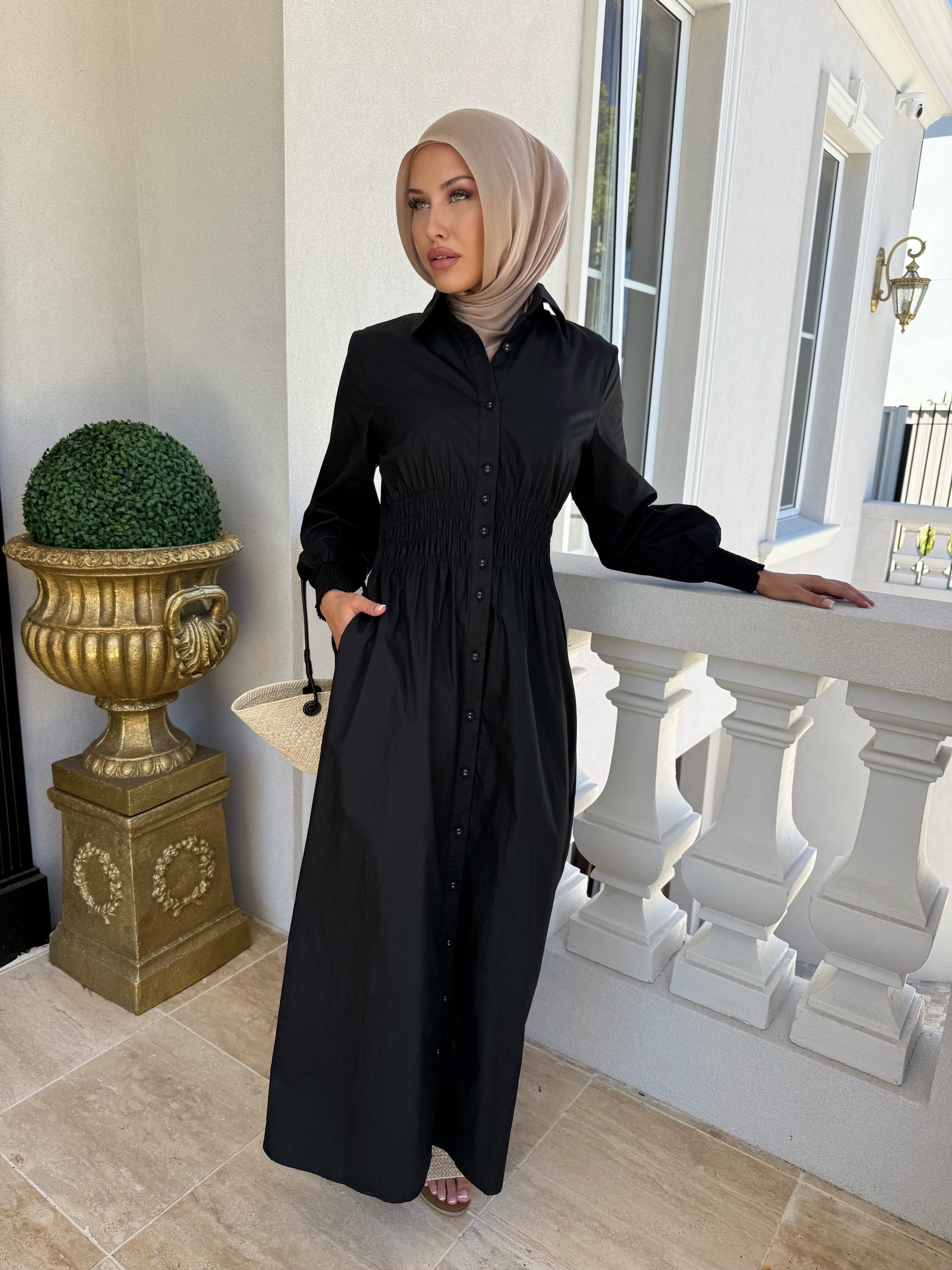 Gathered Maxi Dress