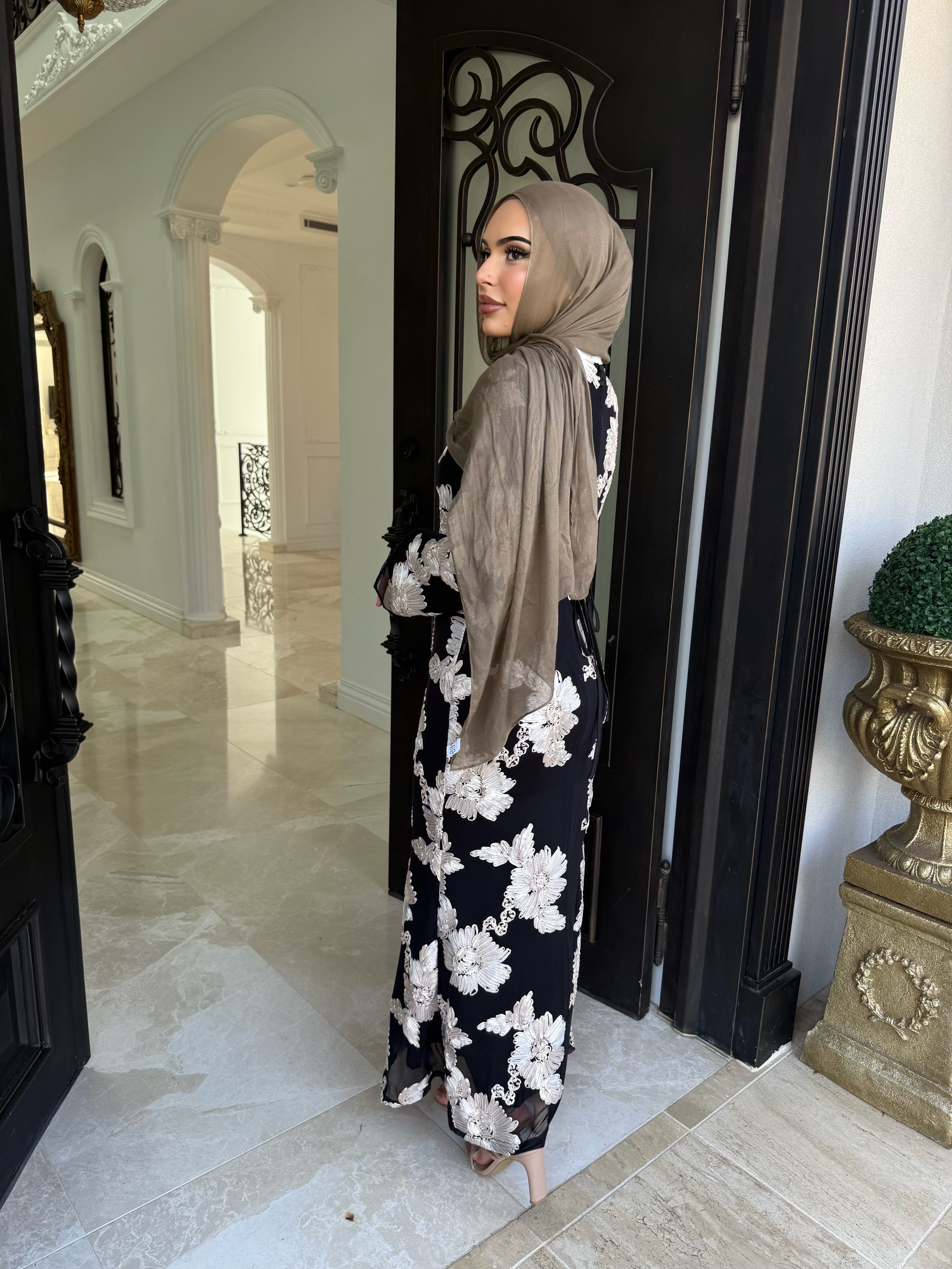 Flower Embroidery Dress