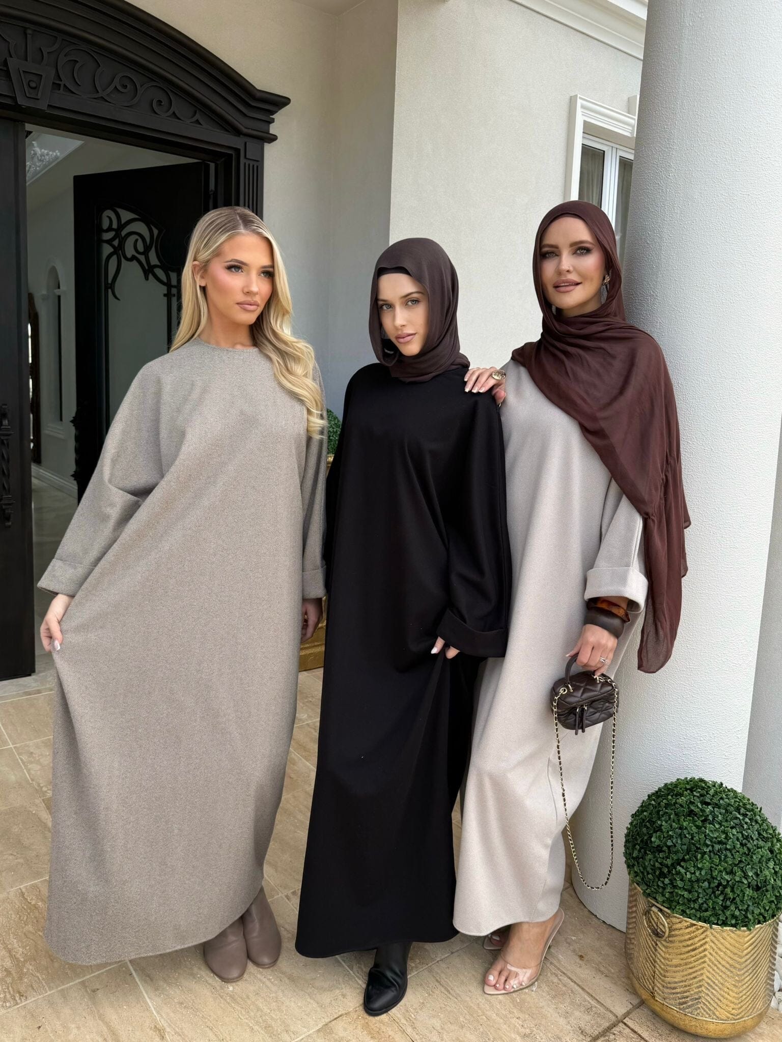 Textured Winter Abaya