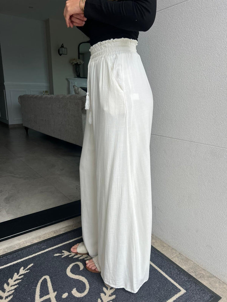 Linen Wide Pants