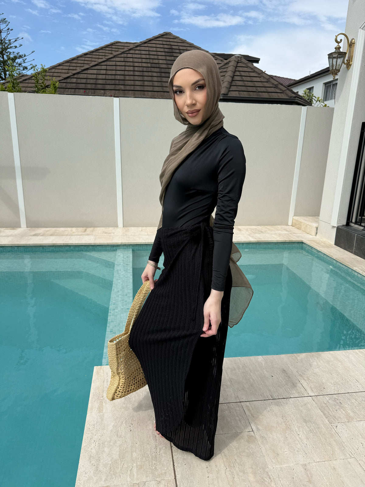 Crochet Plain Wrap Sarong