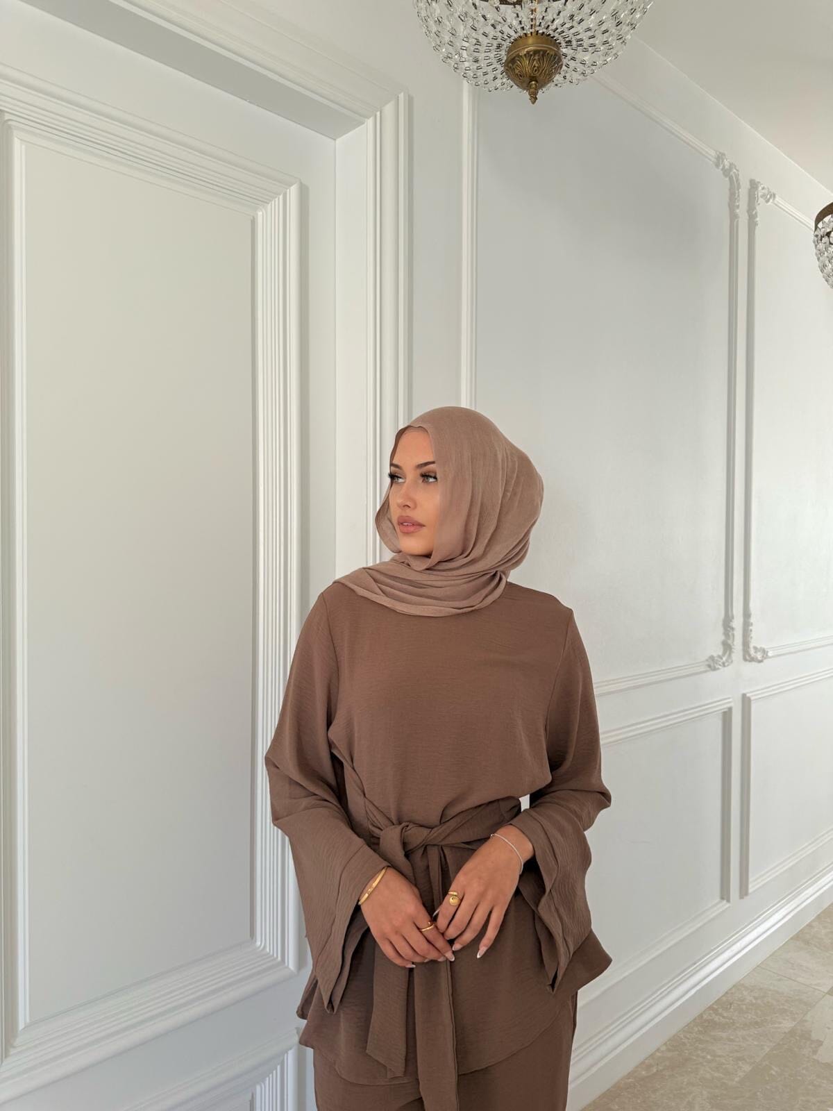 Bow Chiffon Set