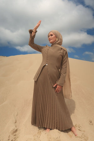 Al Sahara Pleated Set