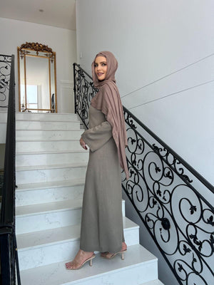 Knit Abaya Set