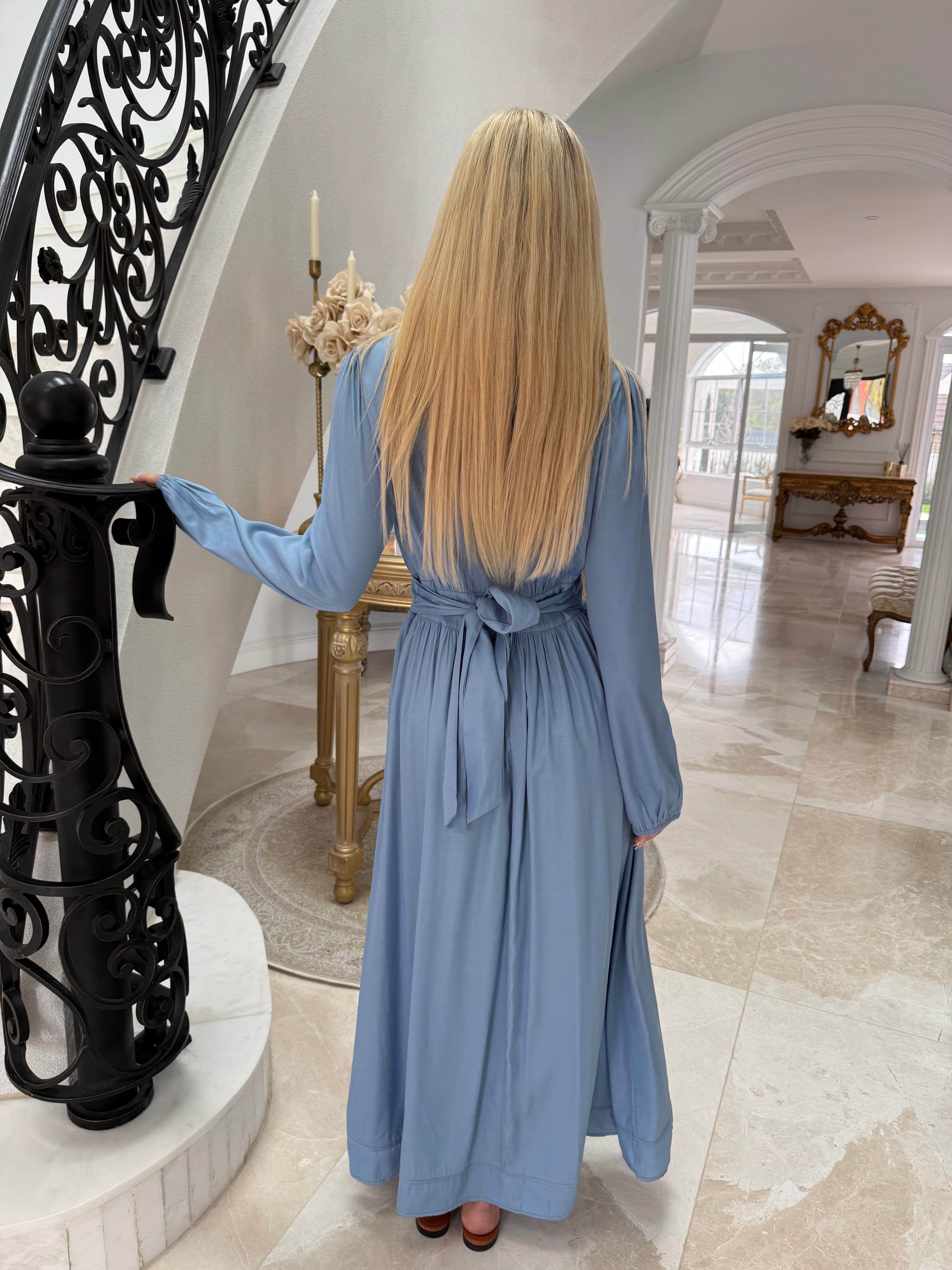 Chambray Maxi Dress