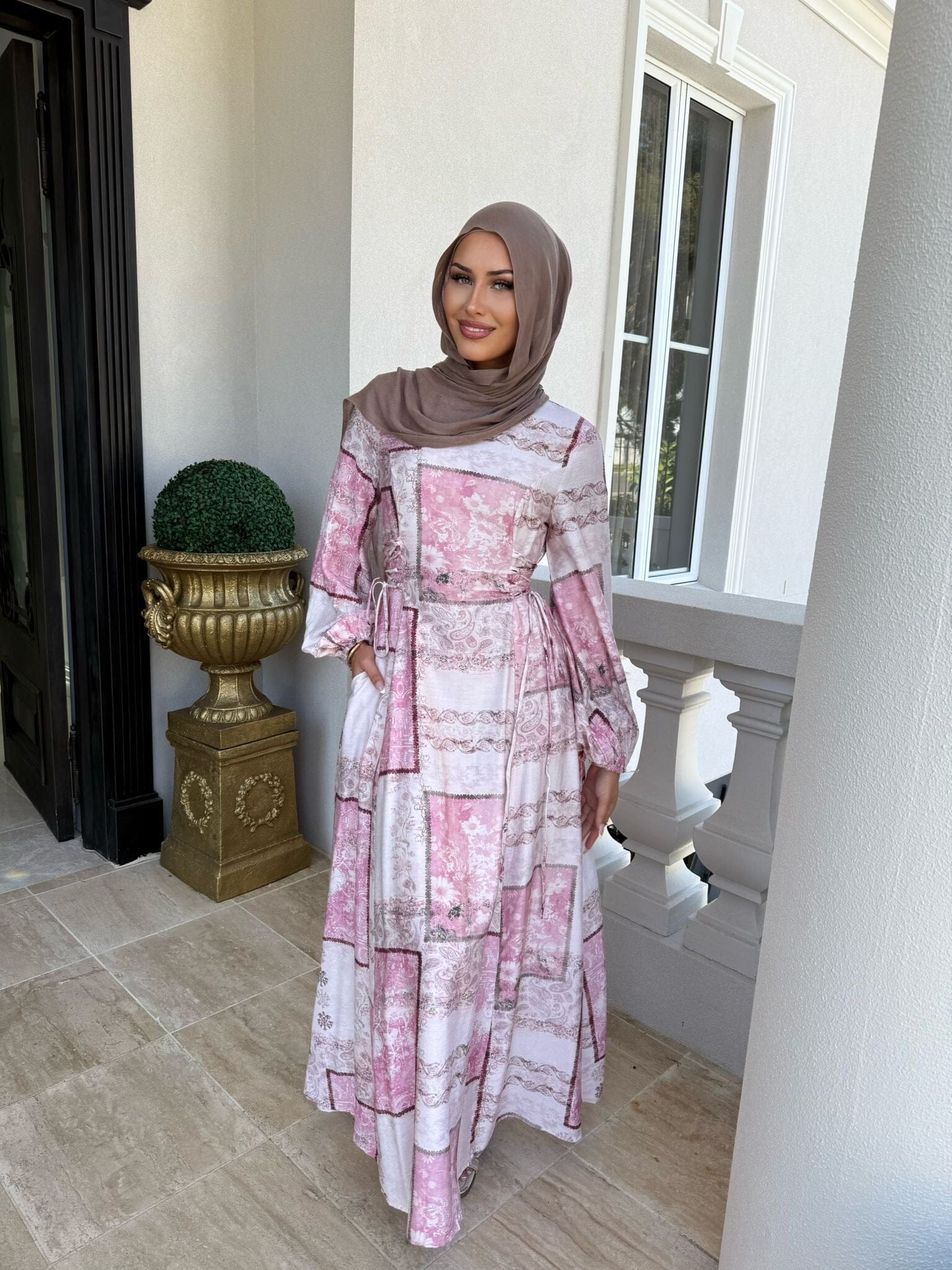 Pretty Pink Tie Dress