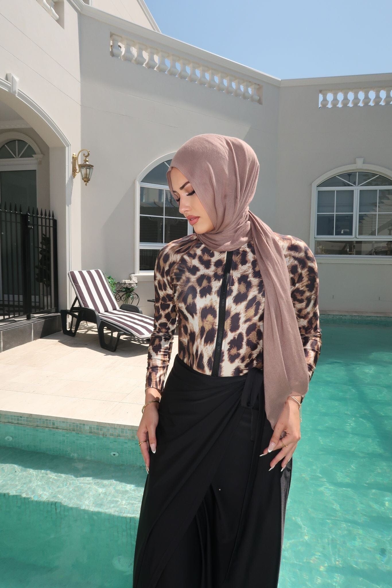 Leopard Swim Body Suite