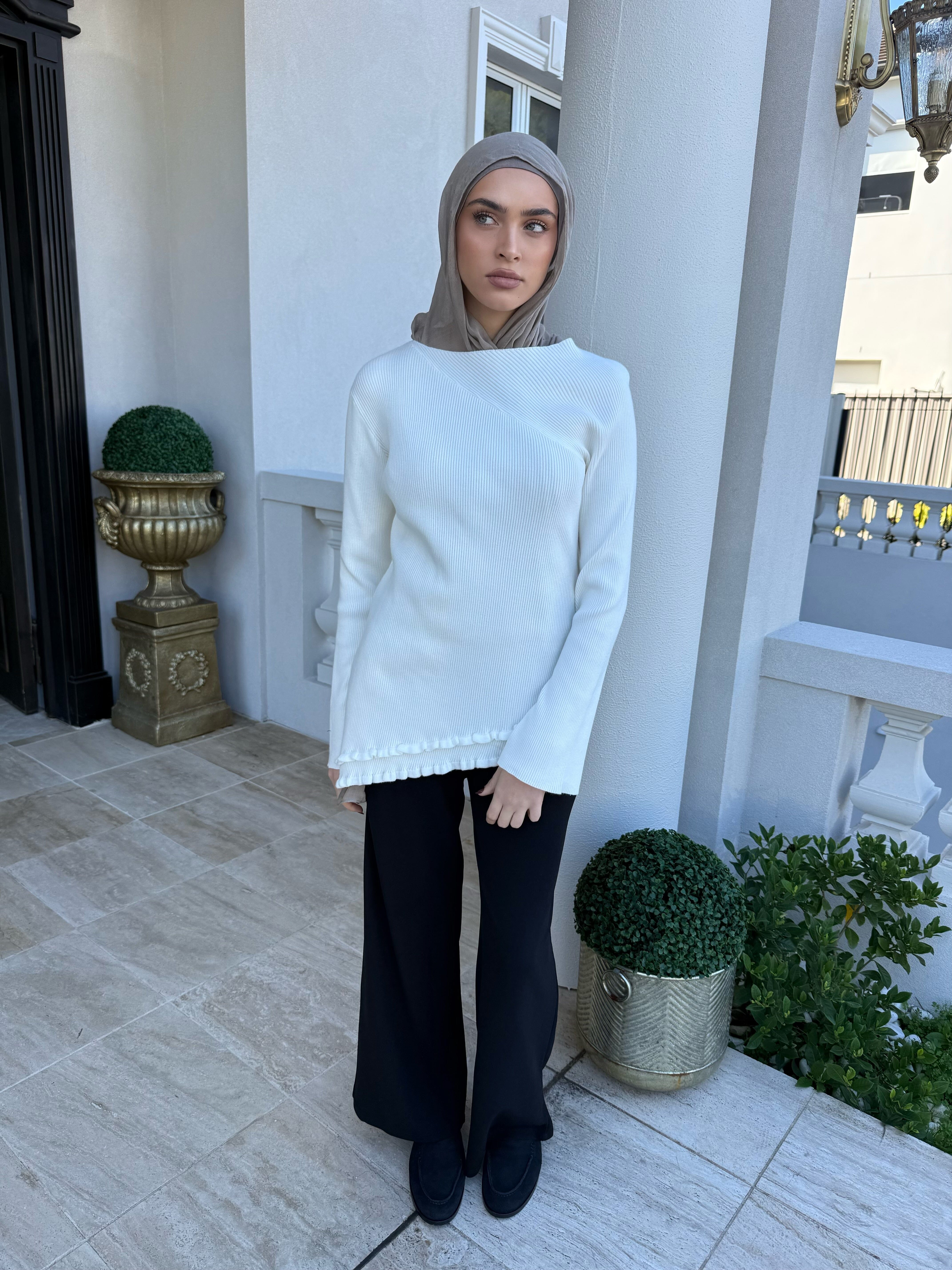 Frill Knit Jumper