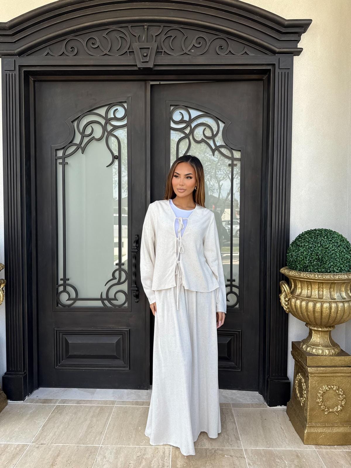 Linen Bow Set