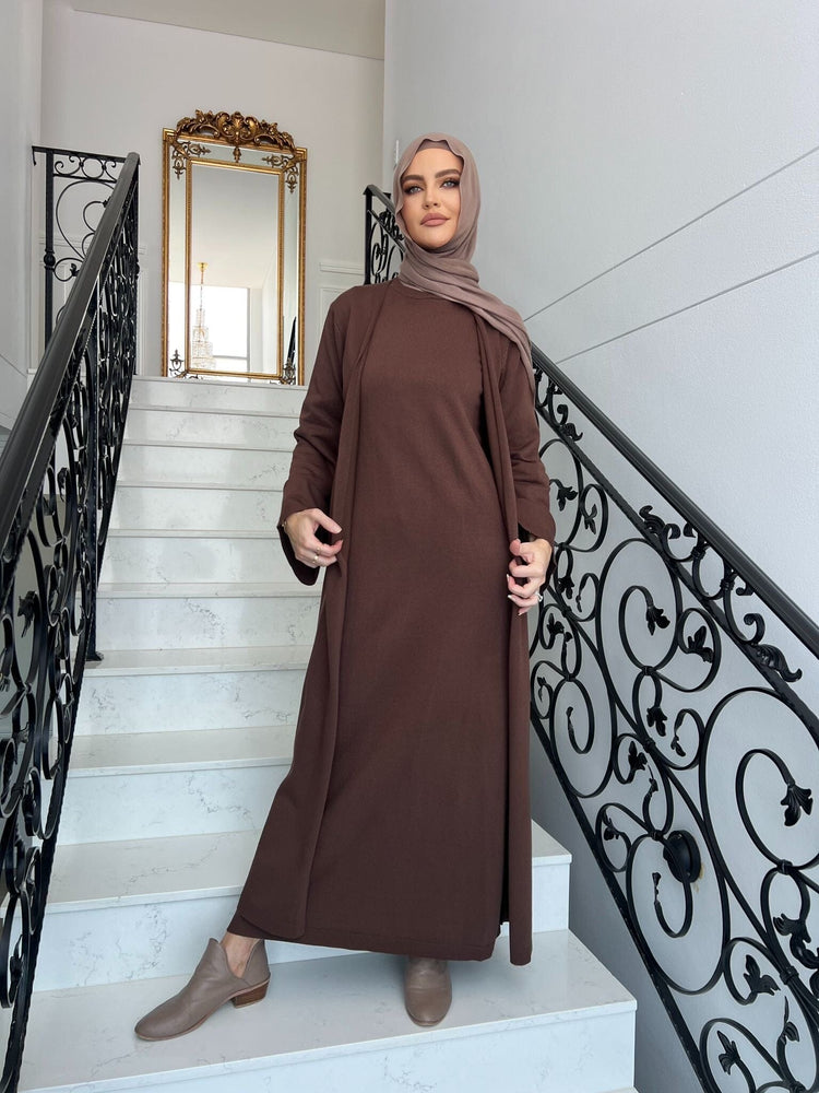 Knit Abaya Set