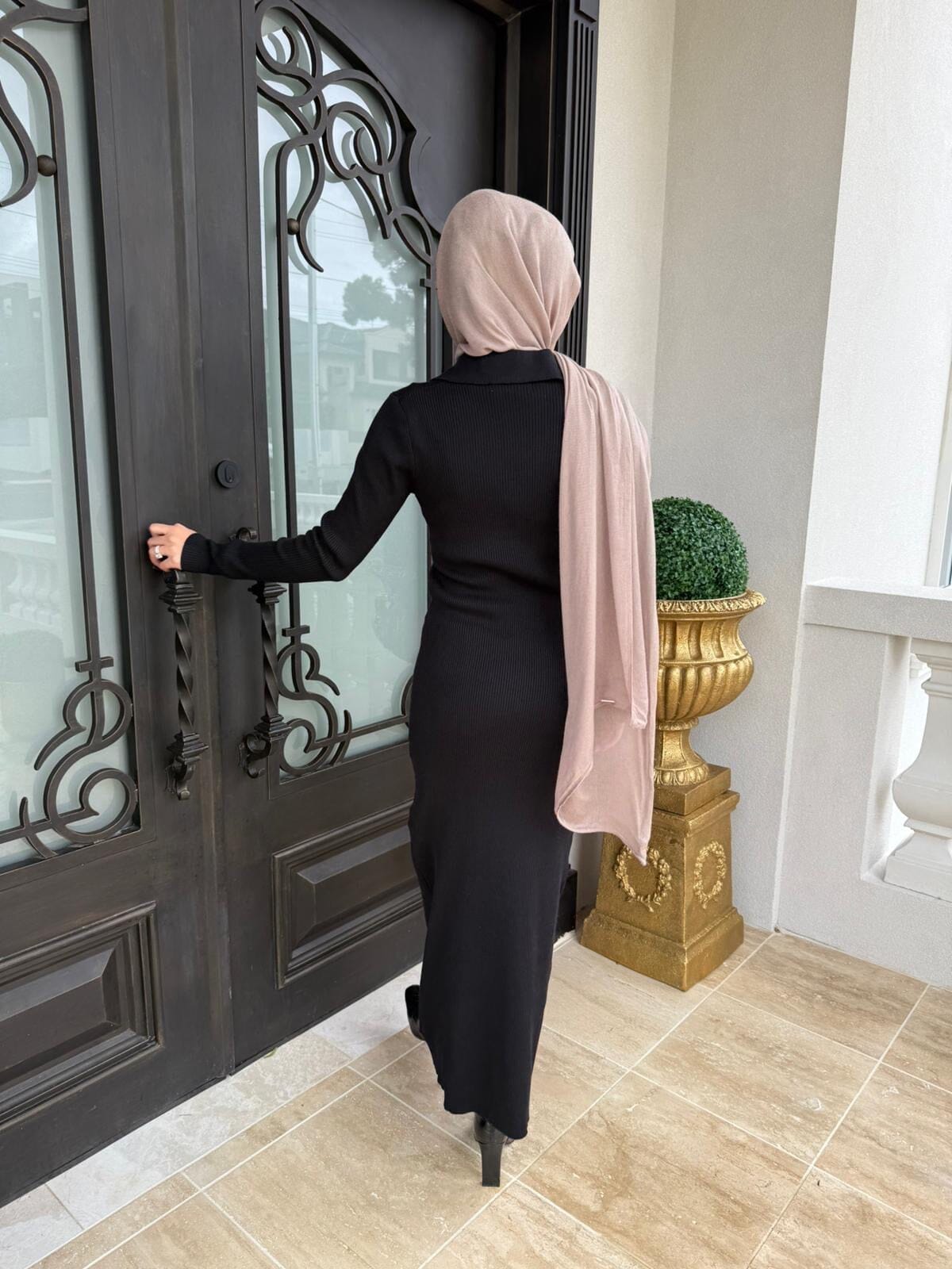 Ribbed Maxi Dress