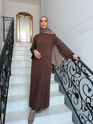 Knit Abaya Set