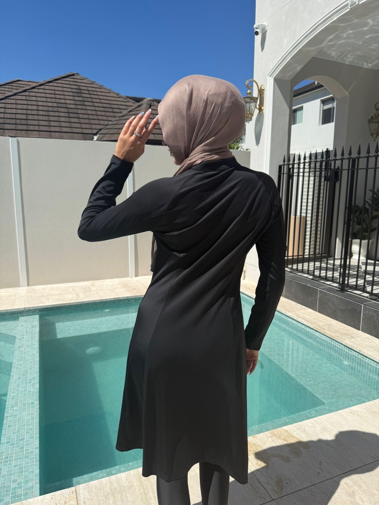 Half Zip Swim Tunic