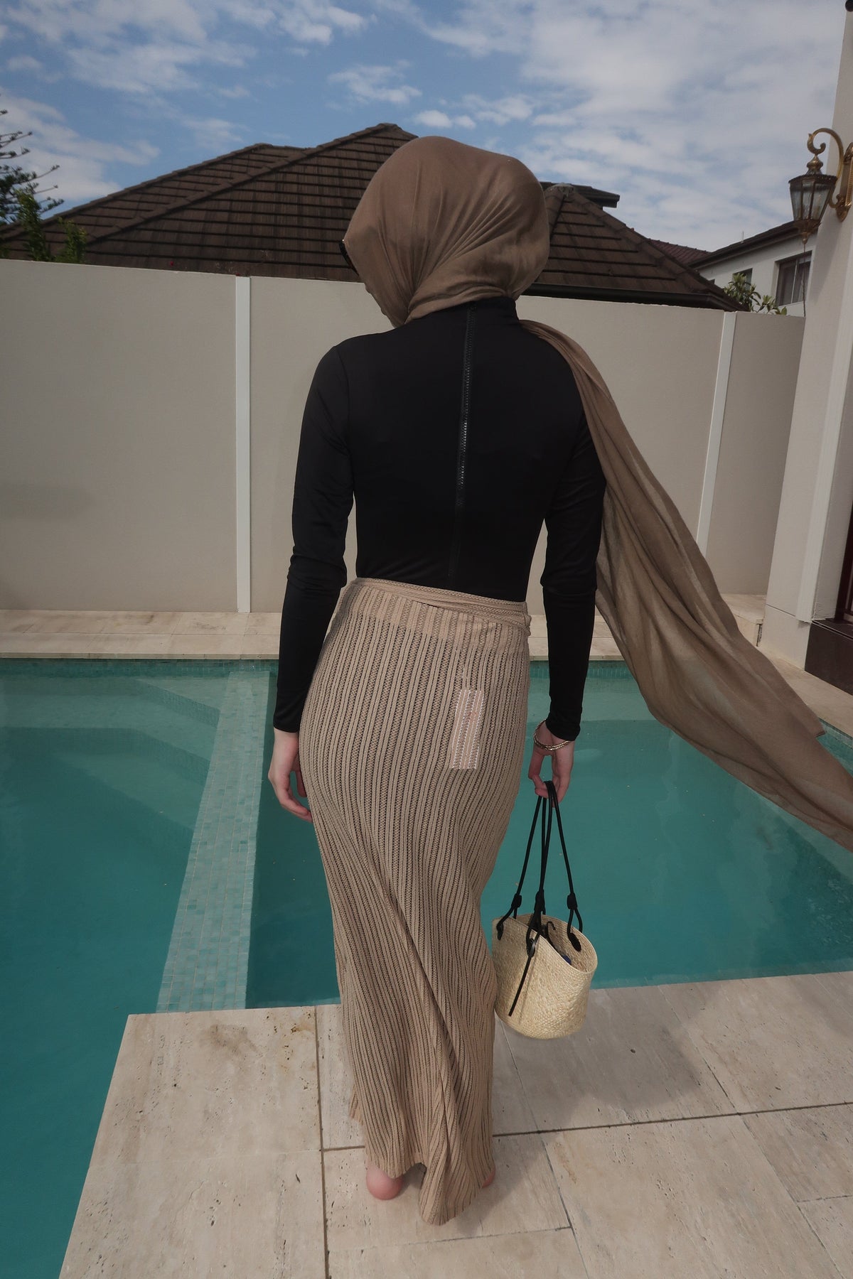 Crochet Plain Wrap Sarong