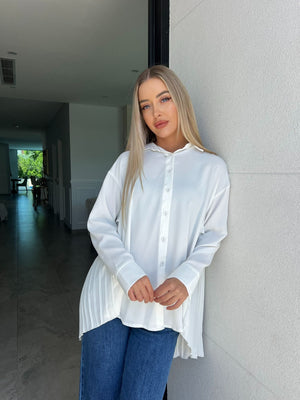 Pleated Blouse