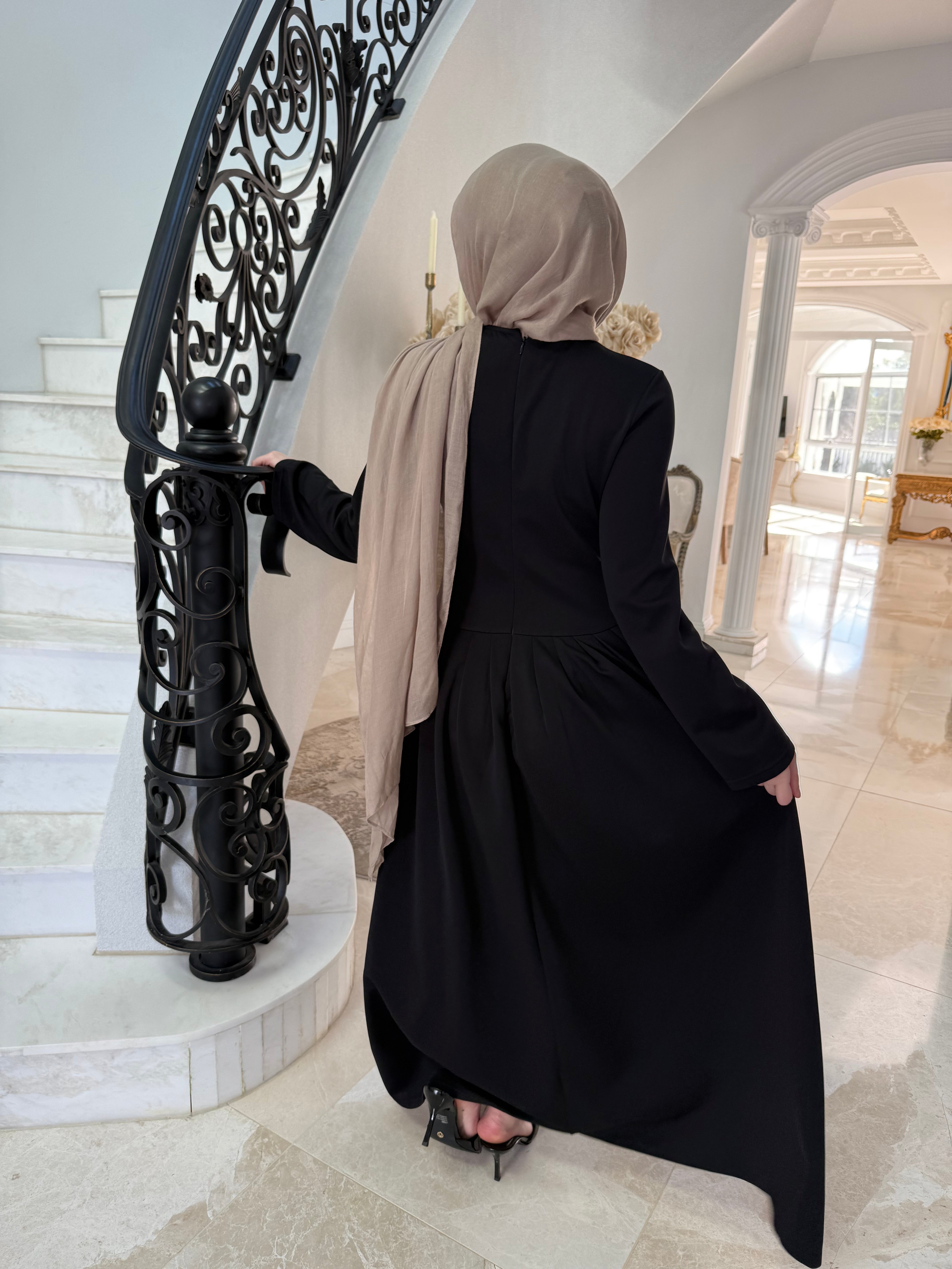 Pleated Glam Dress
