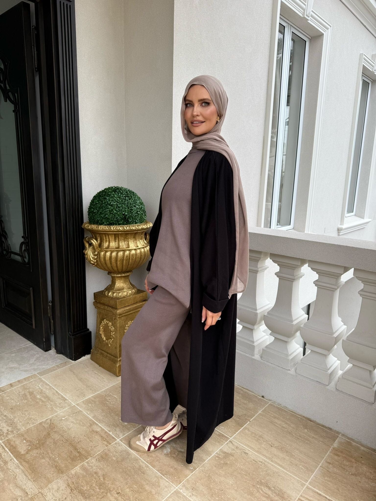 Textured Abaya kimono