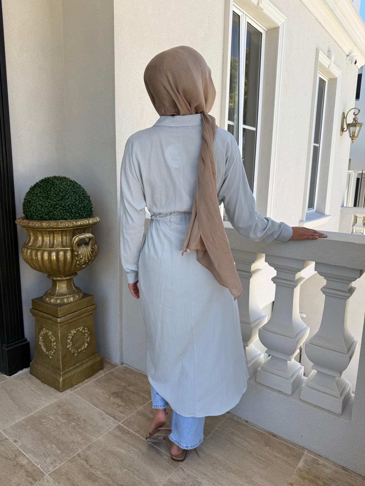 Linen Draw String Tunic