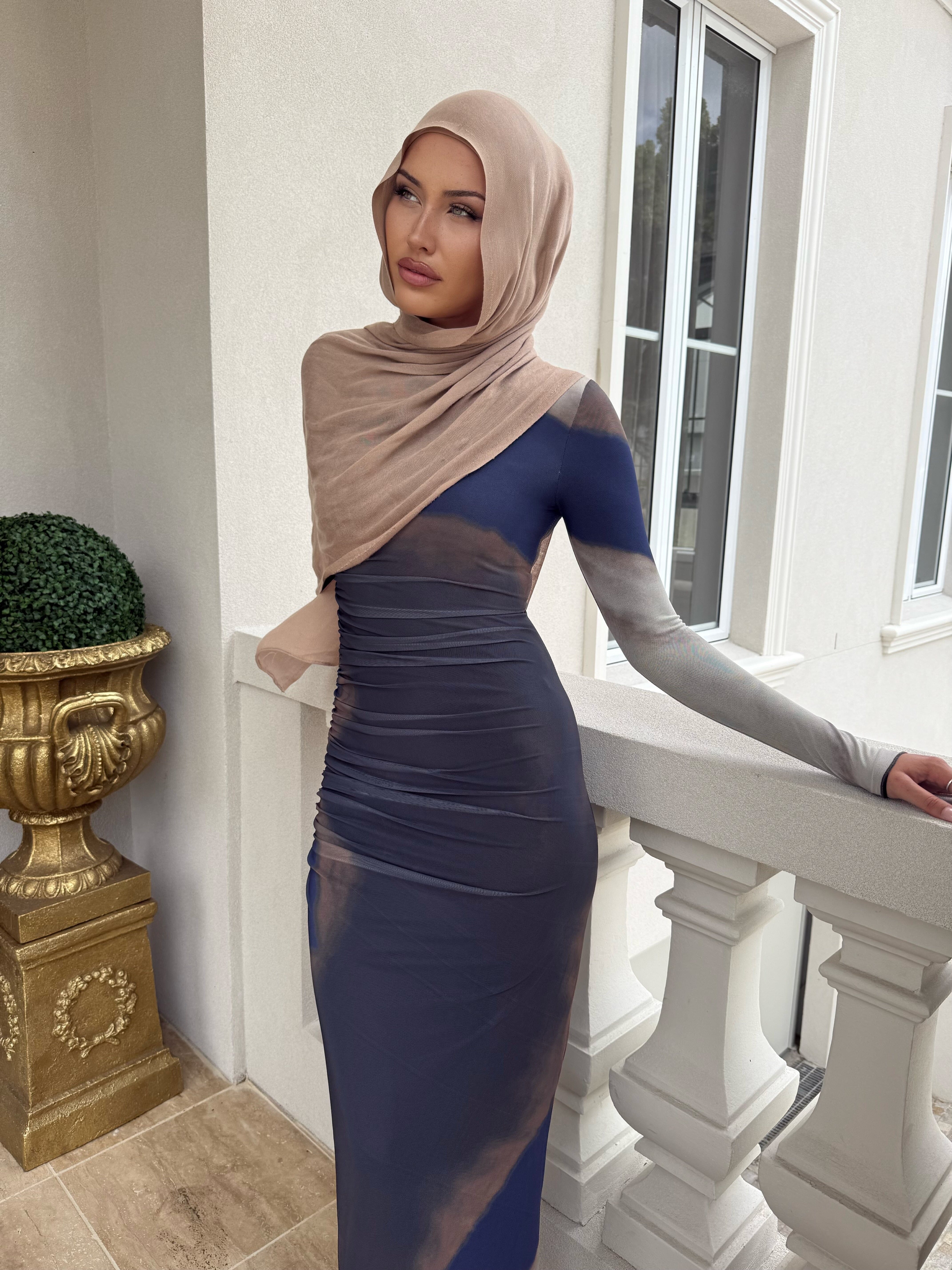 Dye Mesh Dress