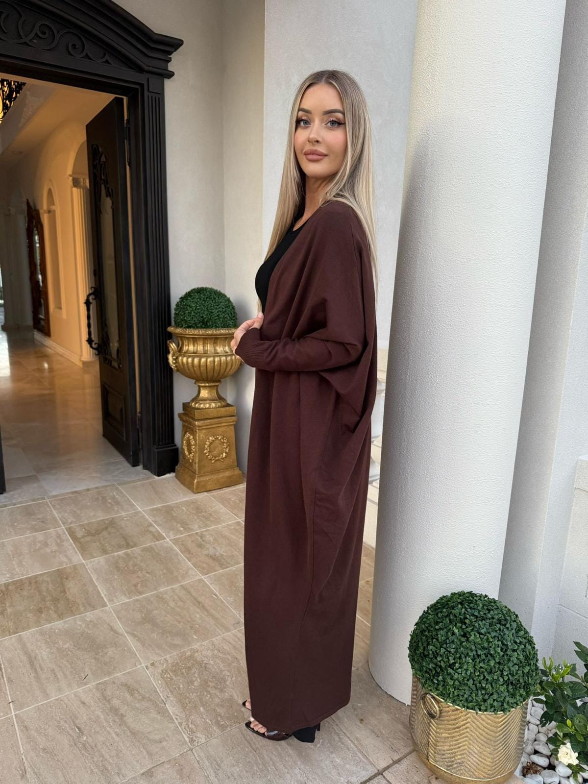 Knit Abaya Kimono