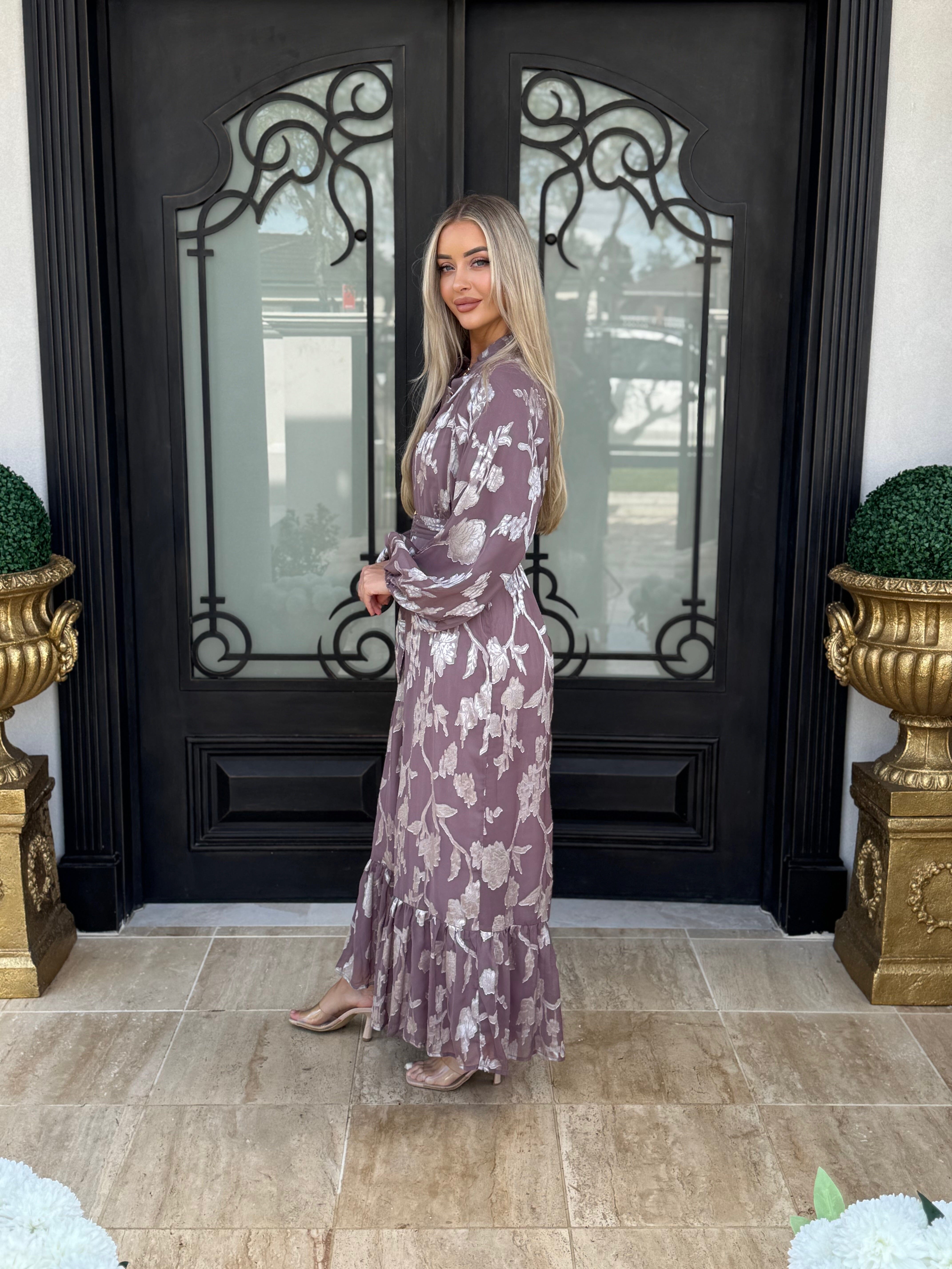 Blush Floral Dress