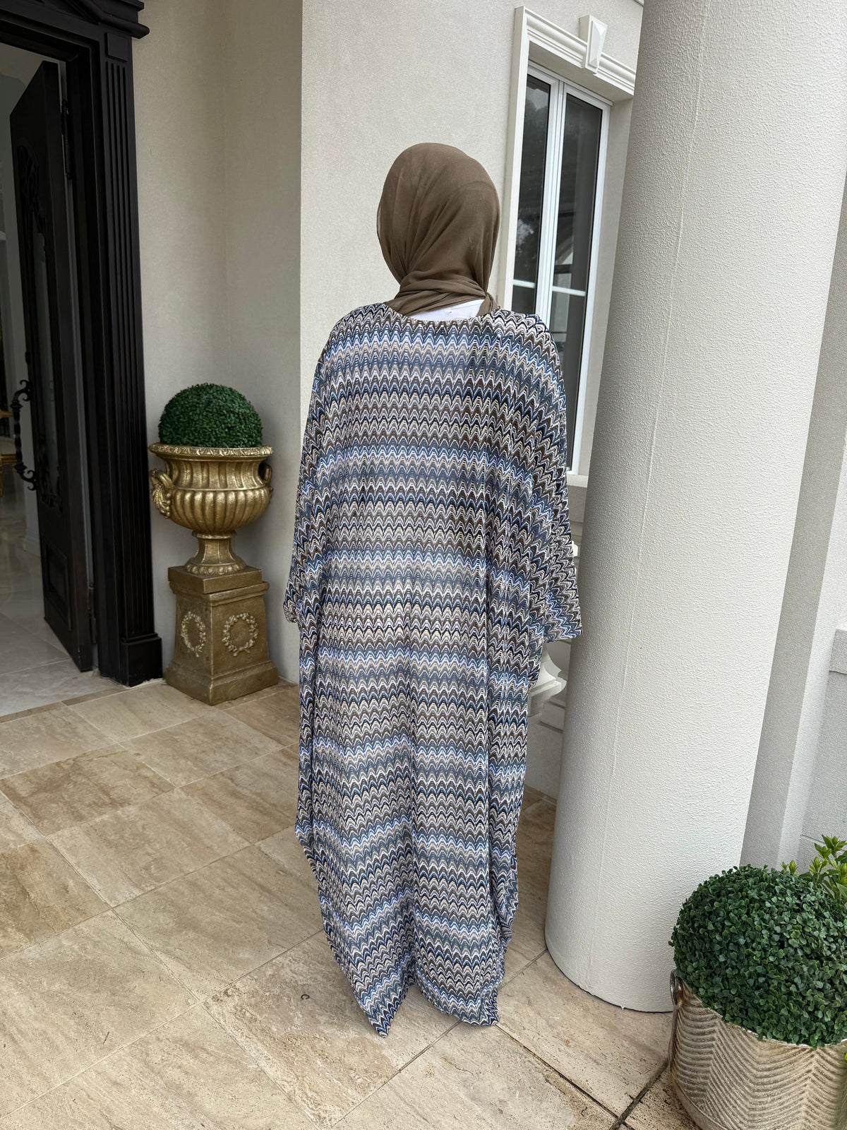 Aztec Blue Kaftan