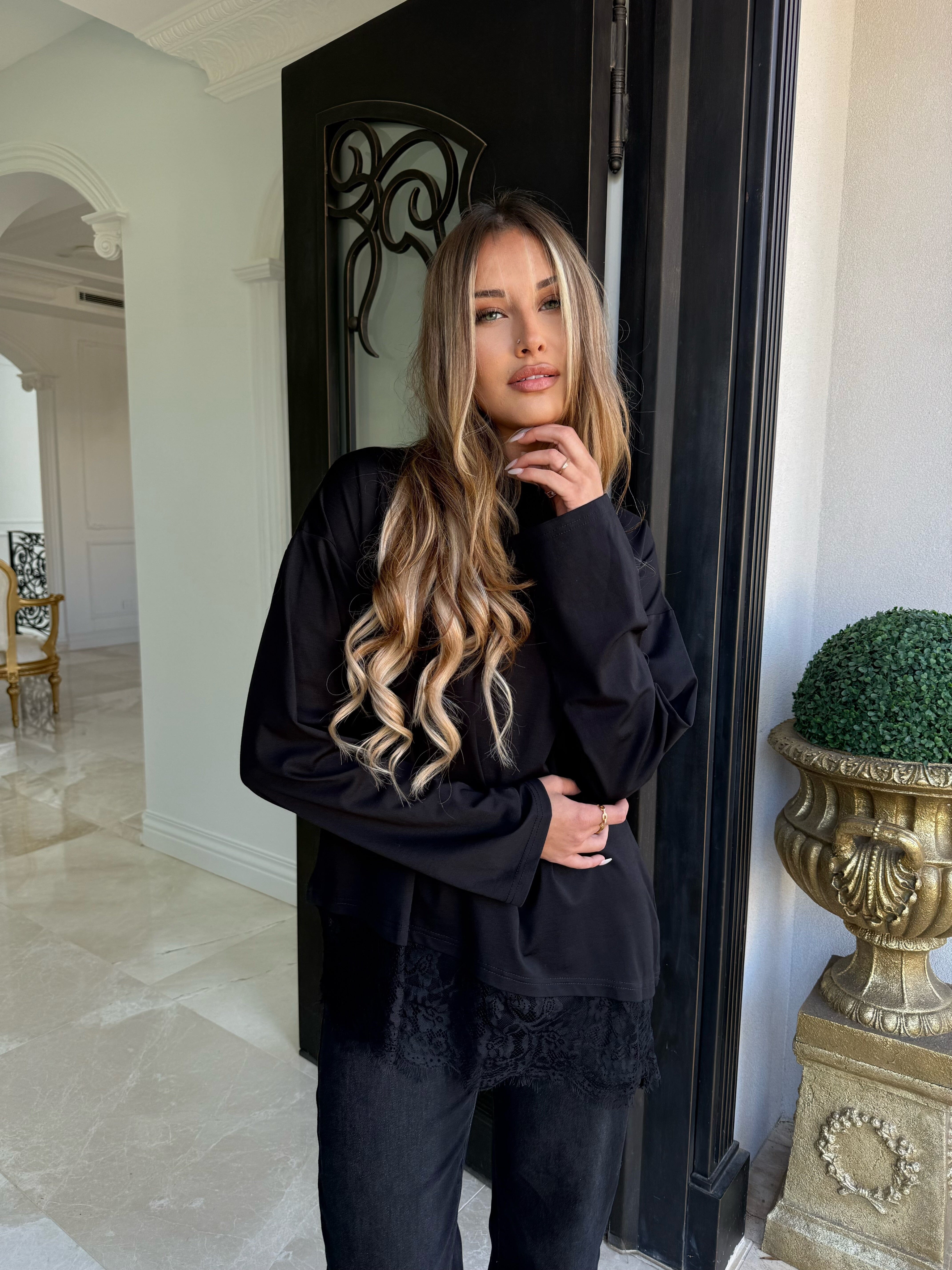 Lace Liquid Top