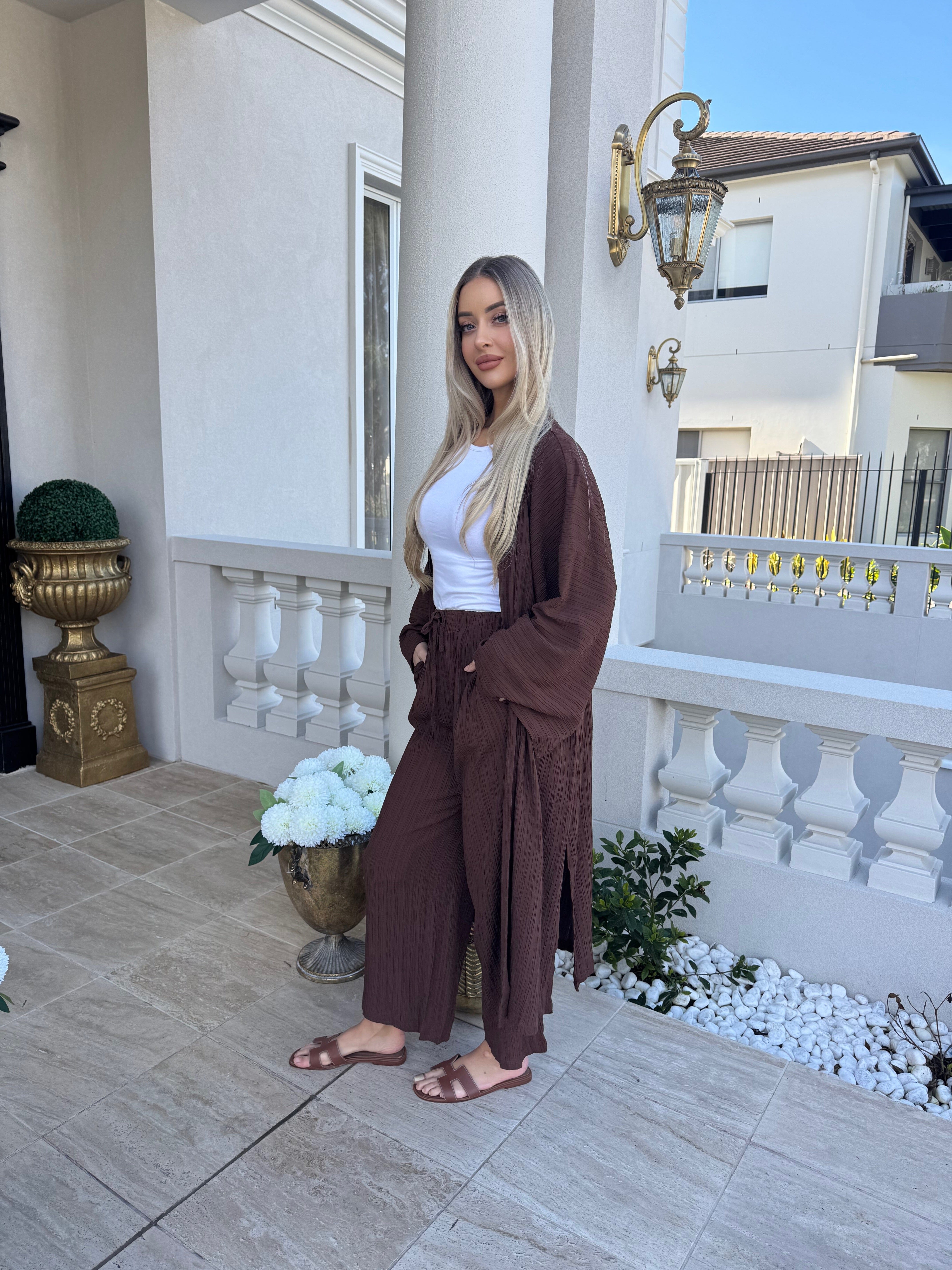 Wafa Cardigan Set
