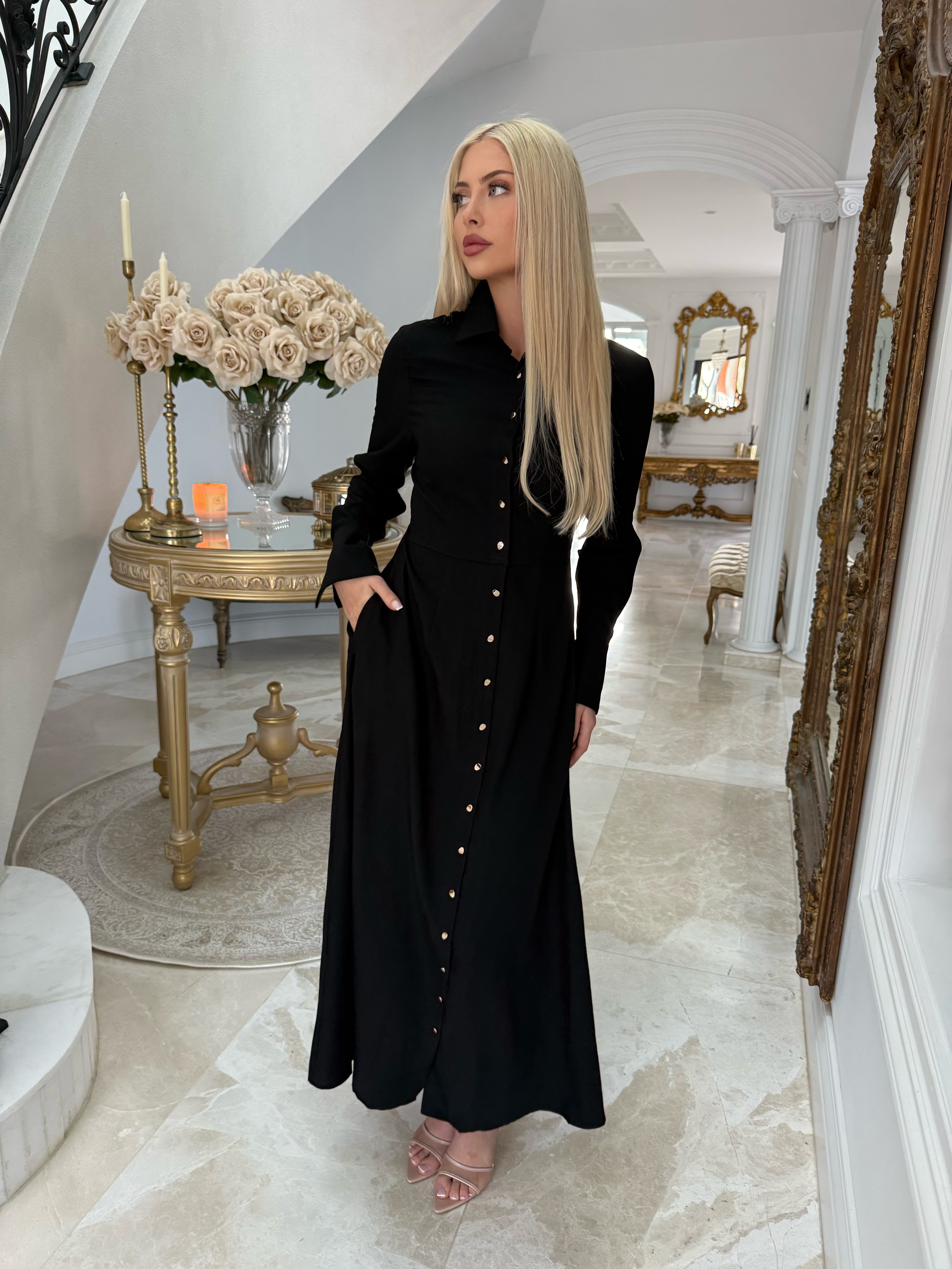 Button Down Maxi