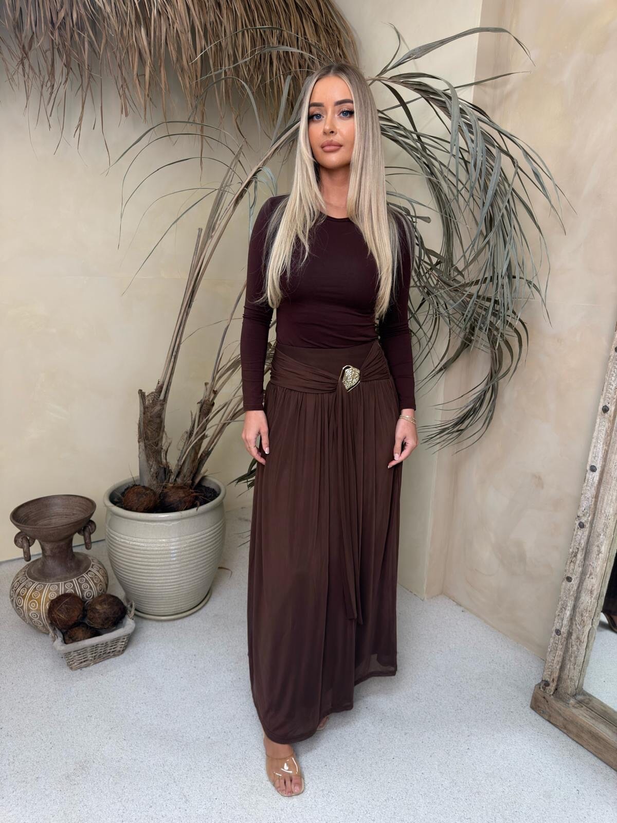 Layali Mesh Skirt
