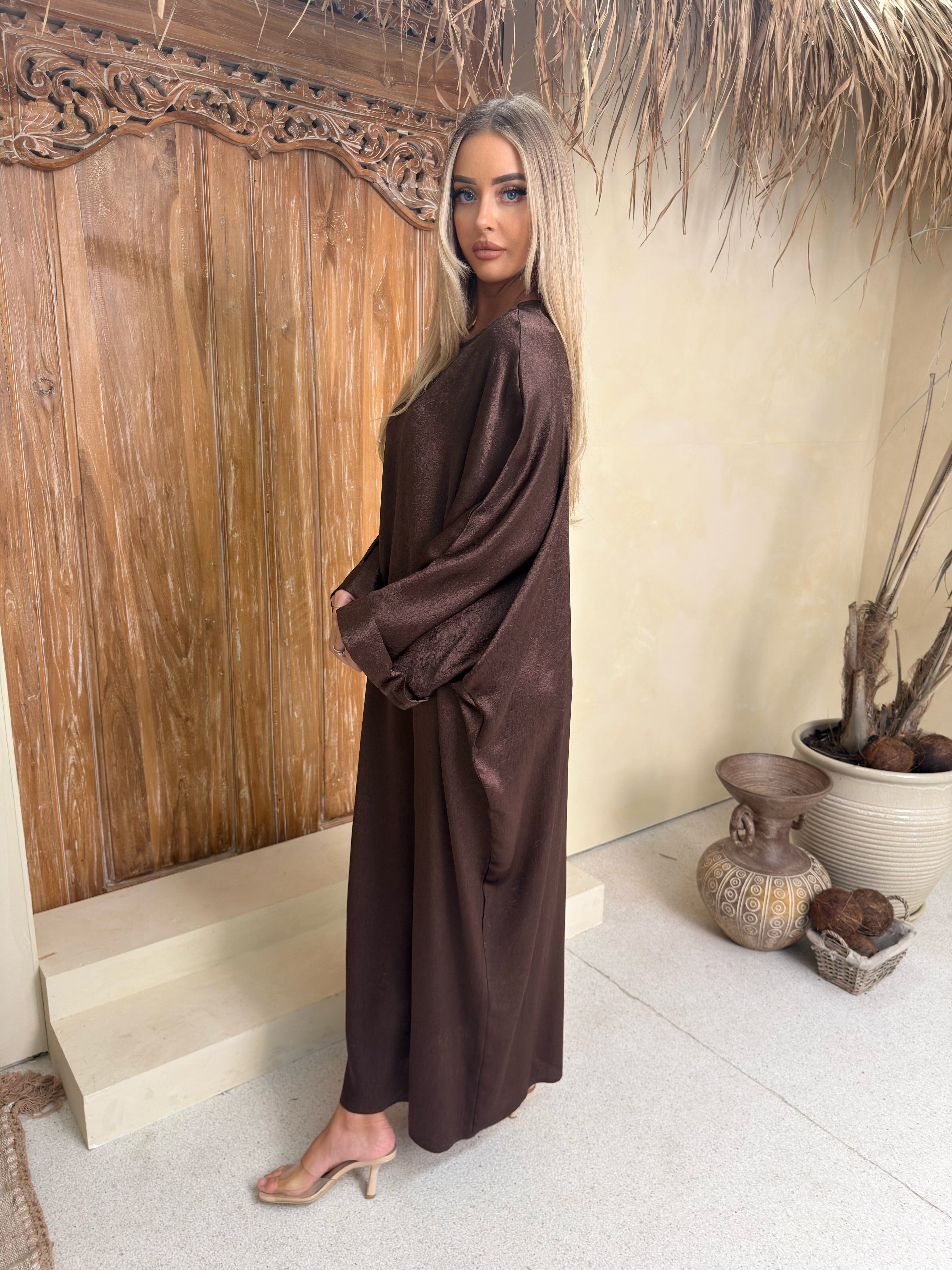 Layali Satin Abaya