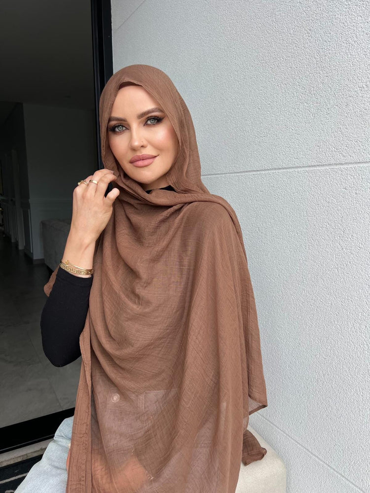 Premium Tan Hijab Set