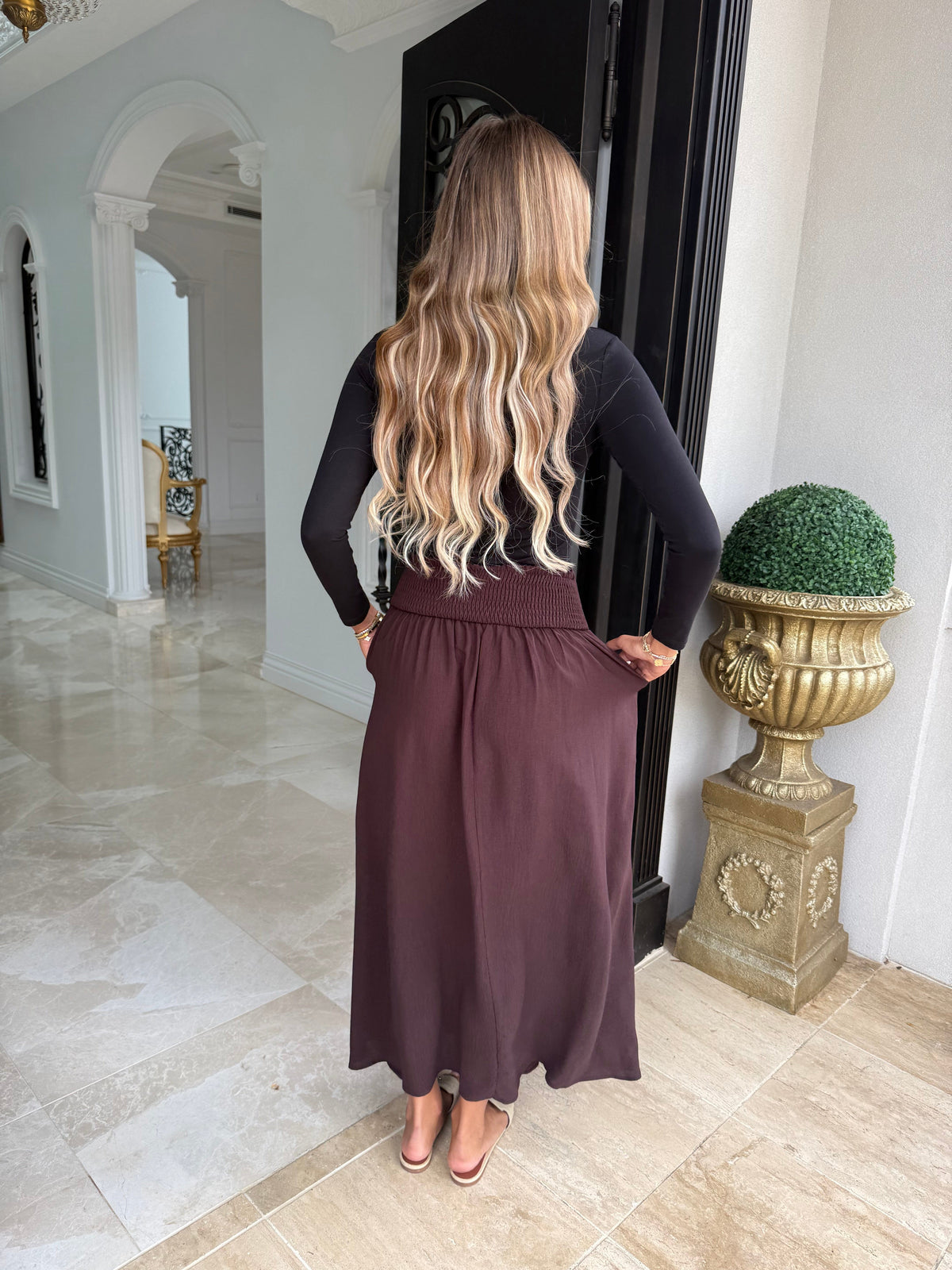 Milla Button Skirt