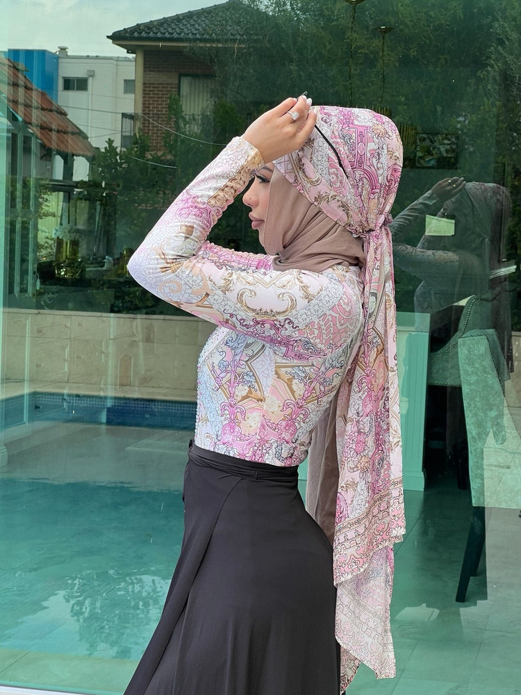 Shelly Pink Shawl