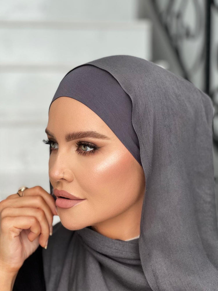 Charcoal Hijab Set