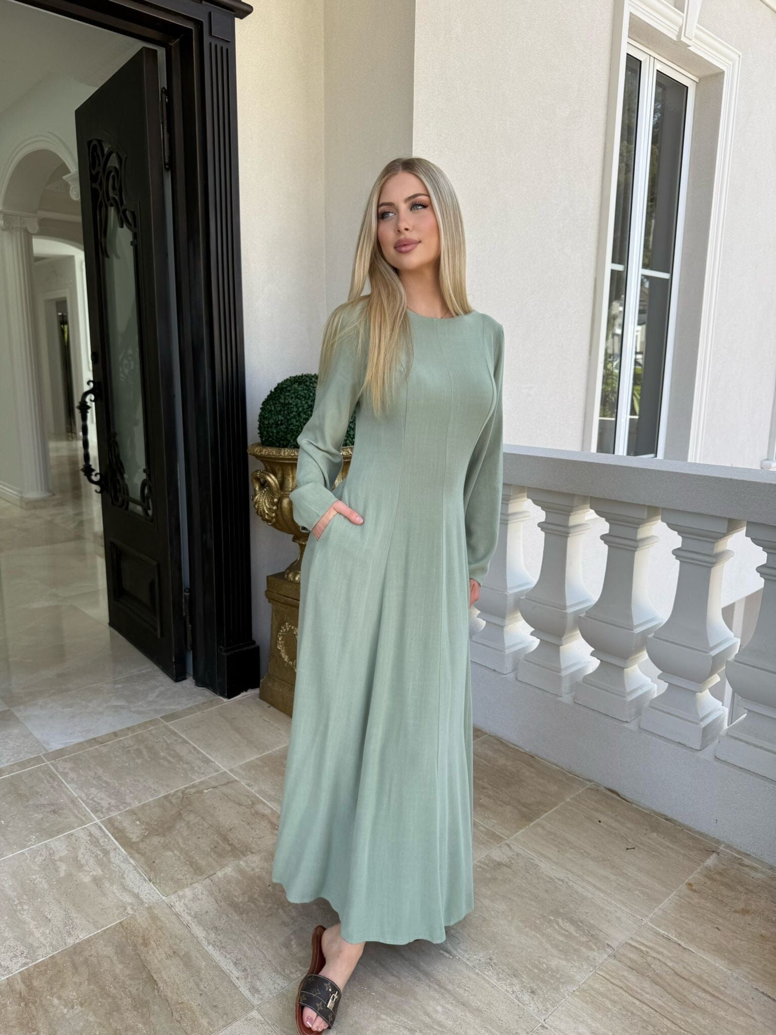 Sally Linen Dress