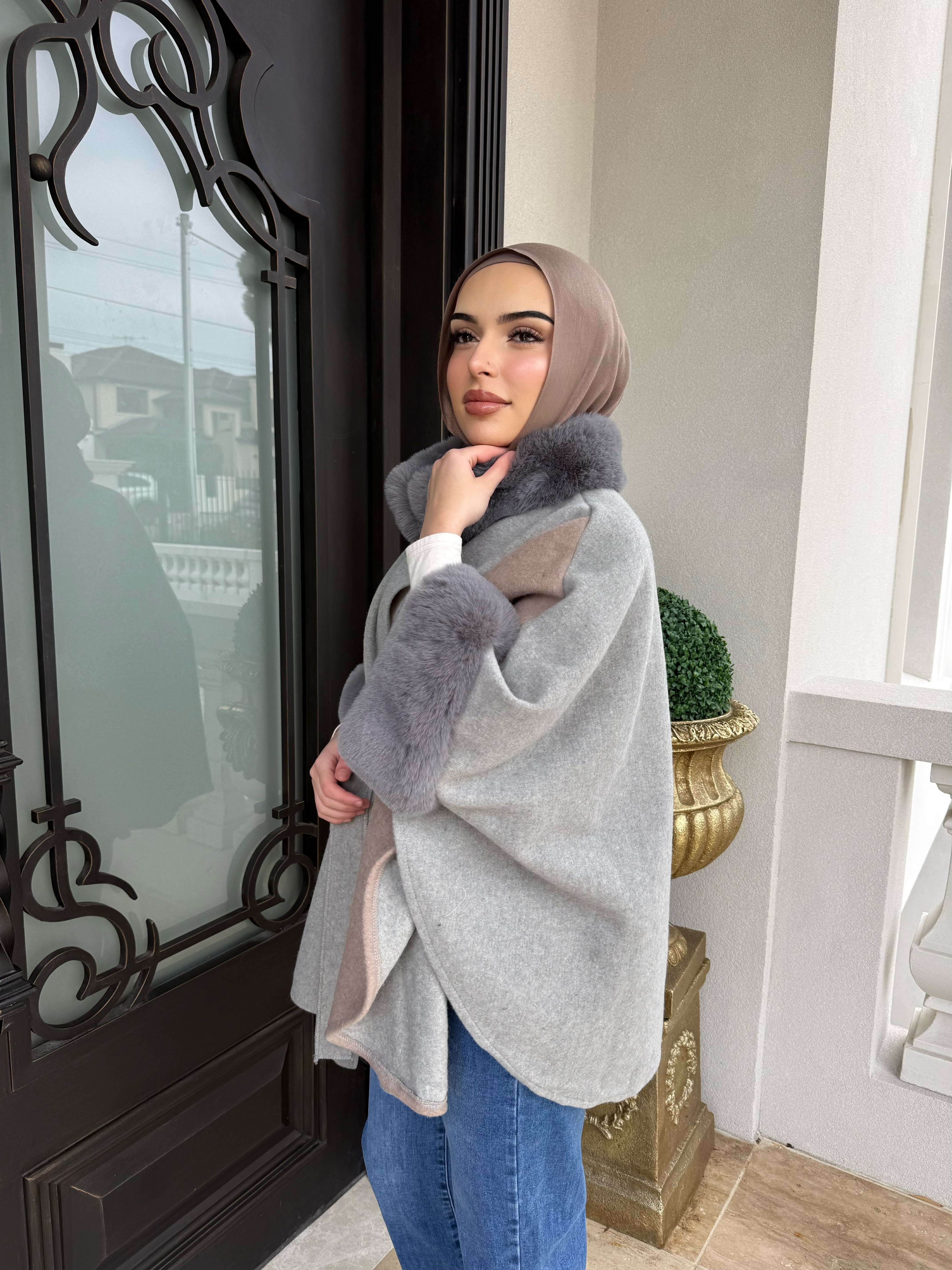 Fur Poncho