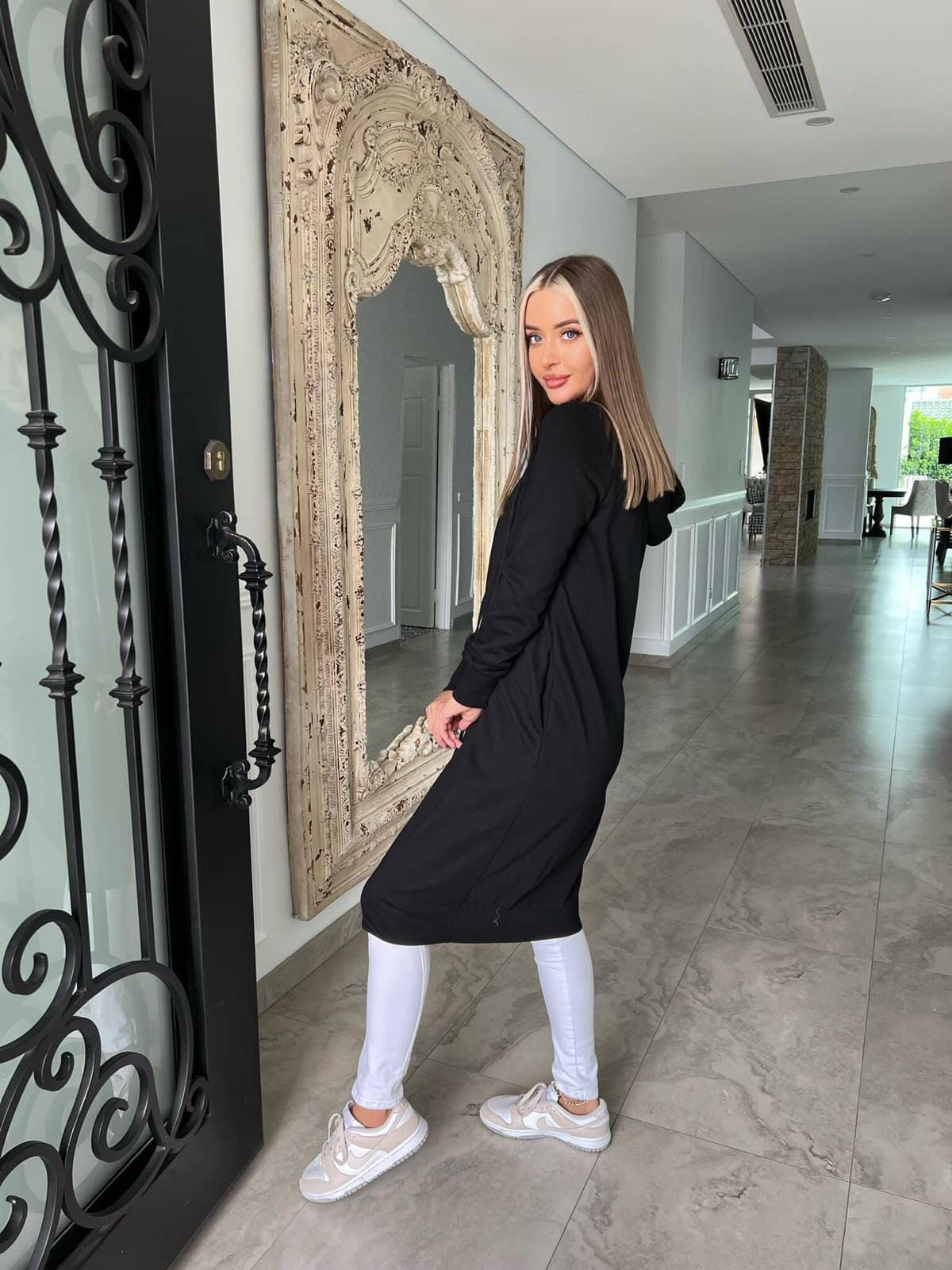 Black Zip Hoodie Jacket