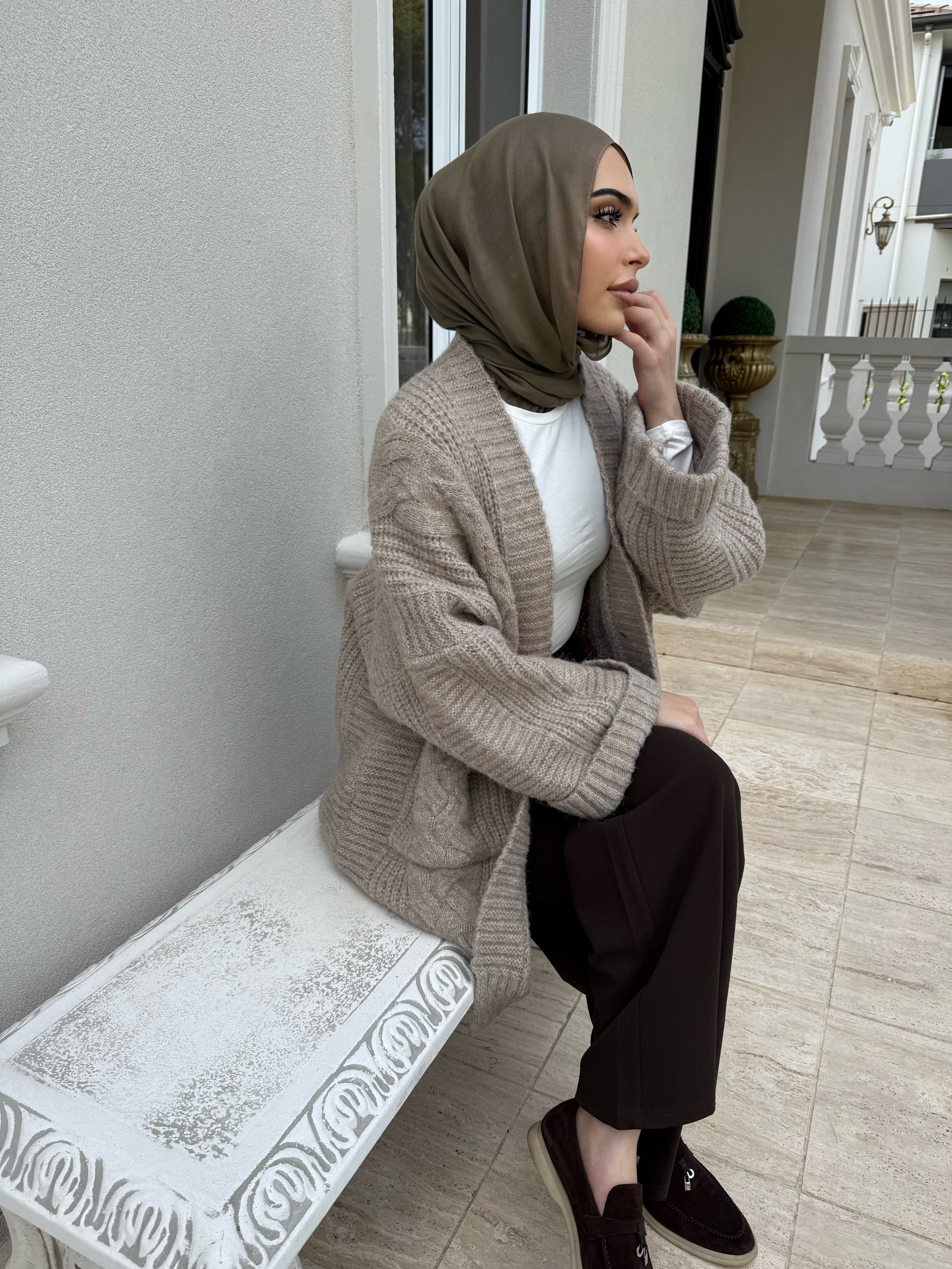 Chunky Midi Caridgan