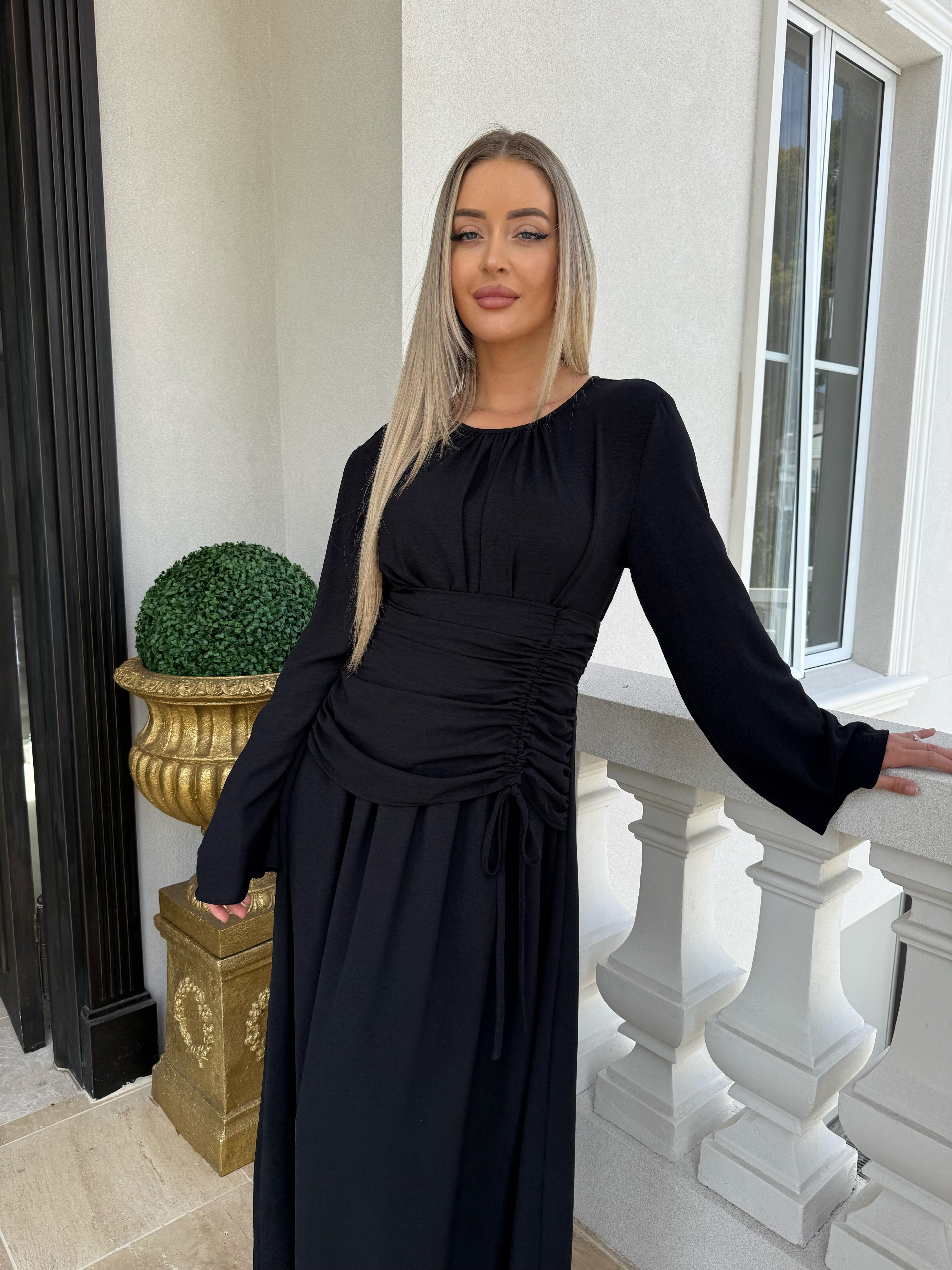 Houda Gathered Dress