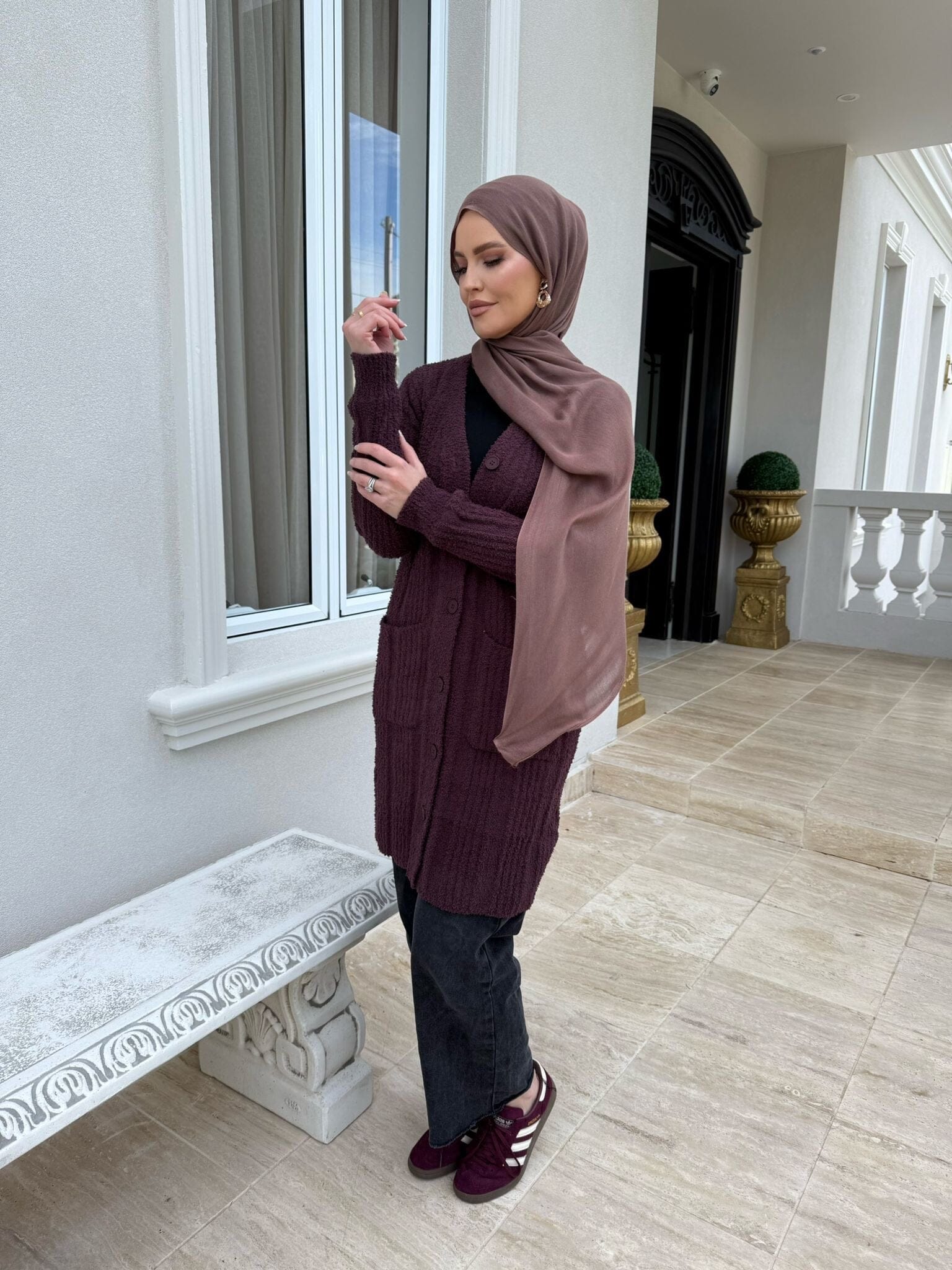 Blush Midi Cardigan