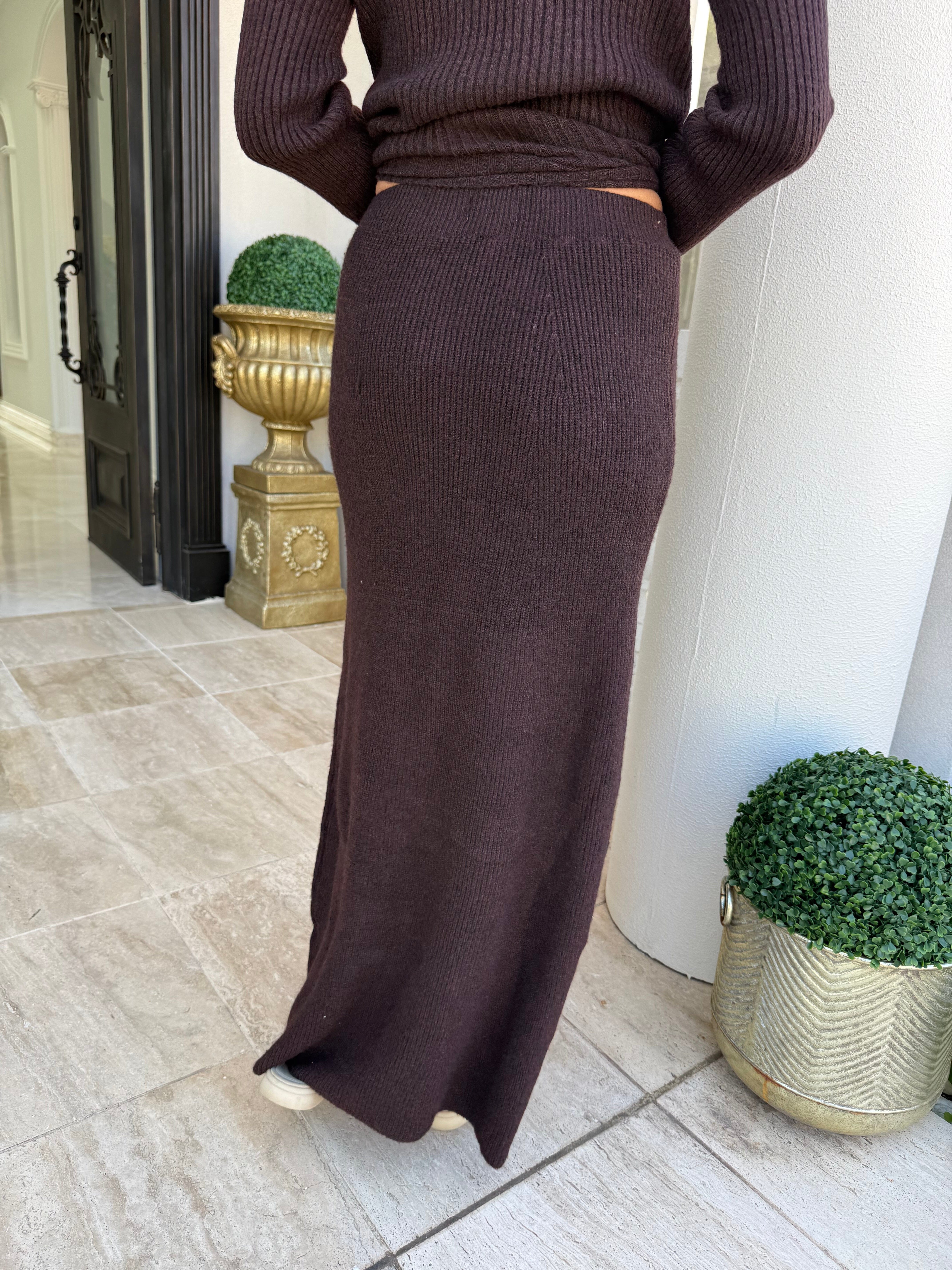 Knit Cardi Skirt