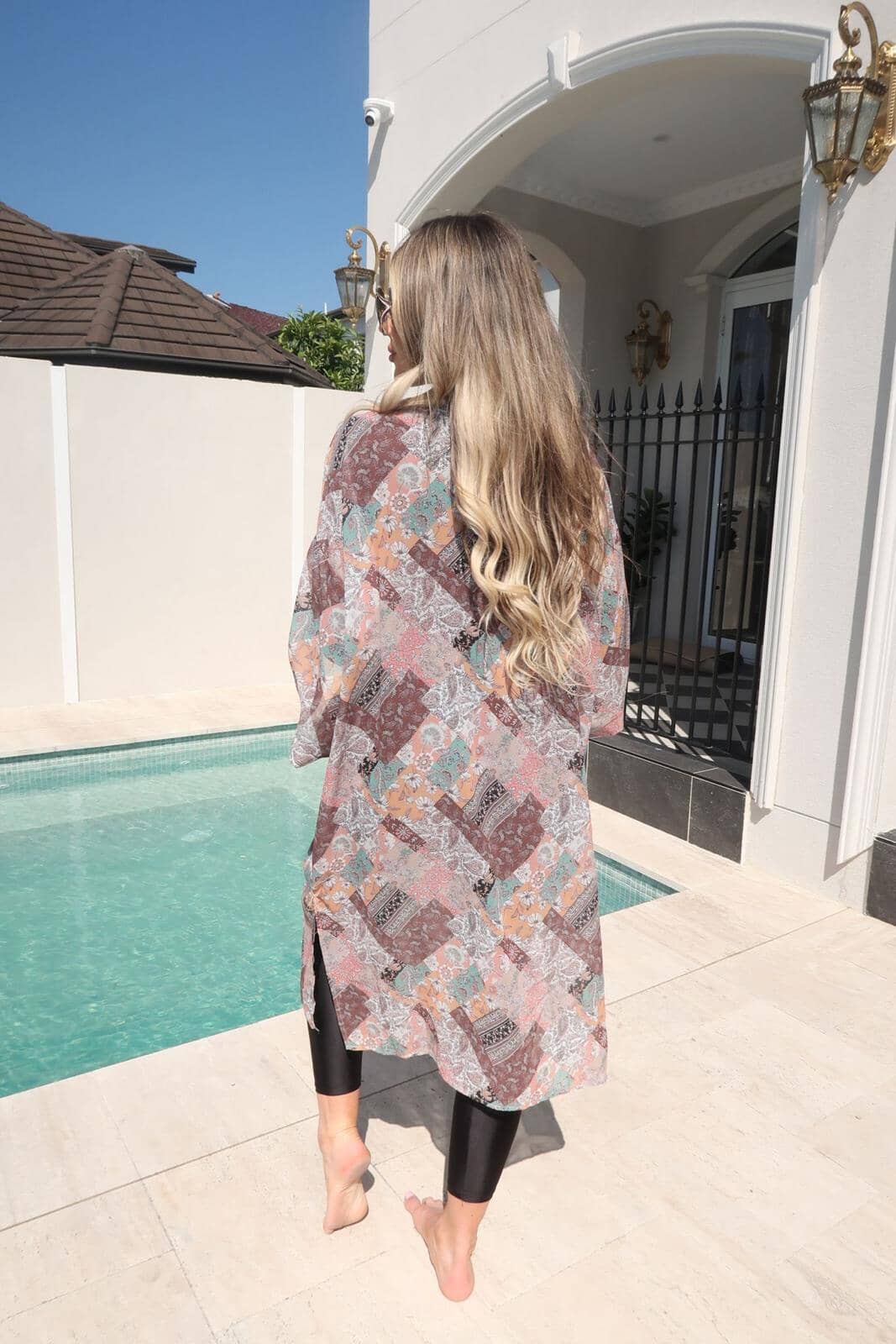 Tribal Swim Kimono