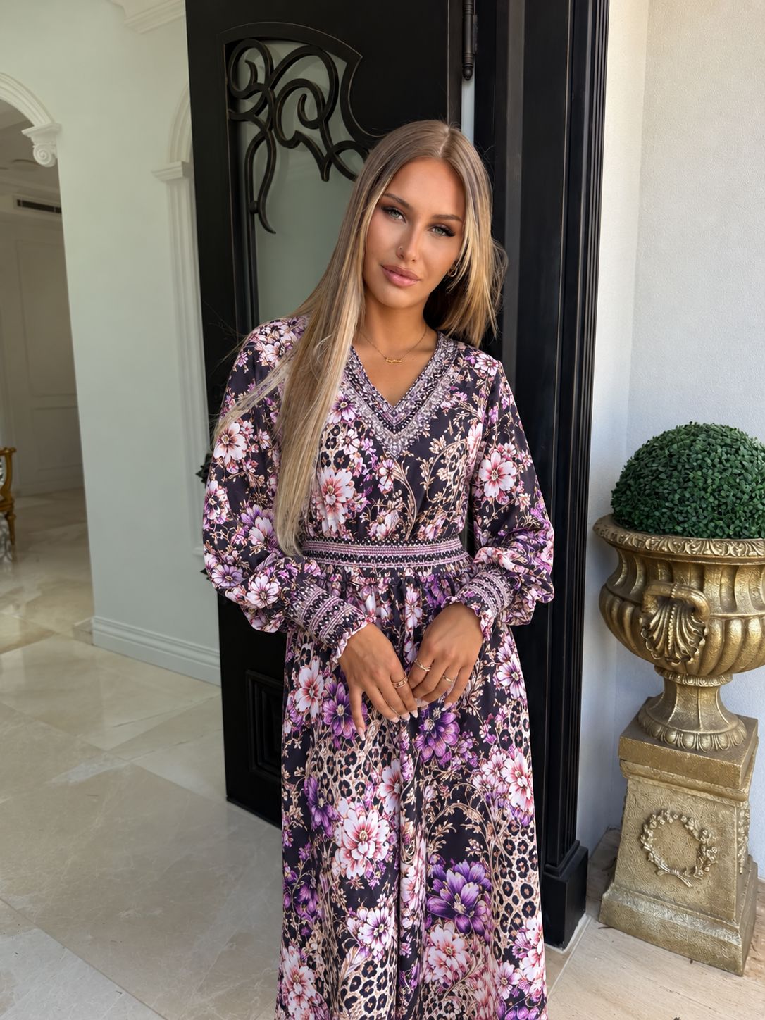 Imaya Beaded Dress