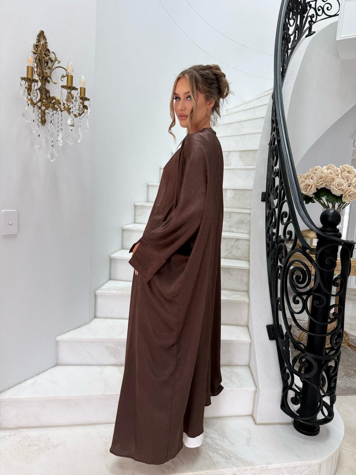Layali Textured Abaya