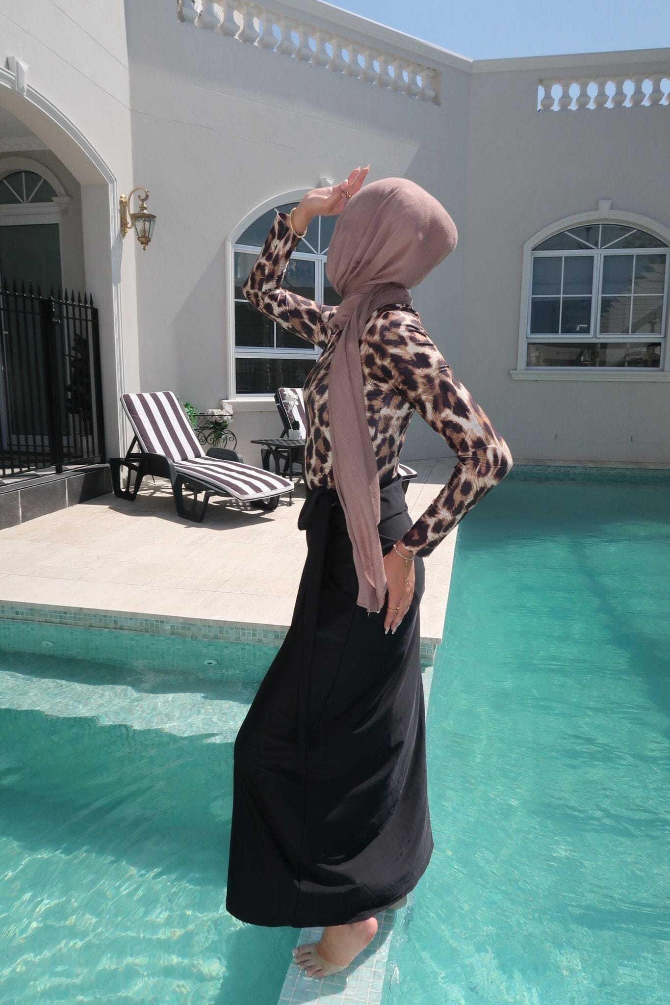 Leopard Swim Body Suite
