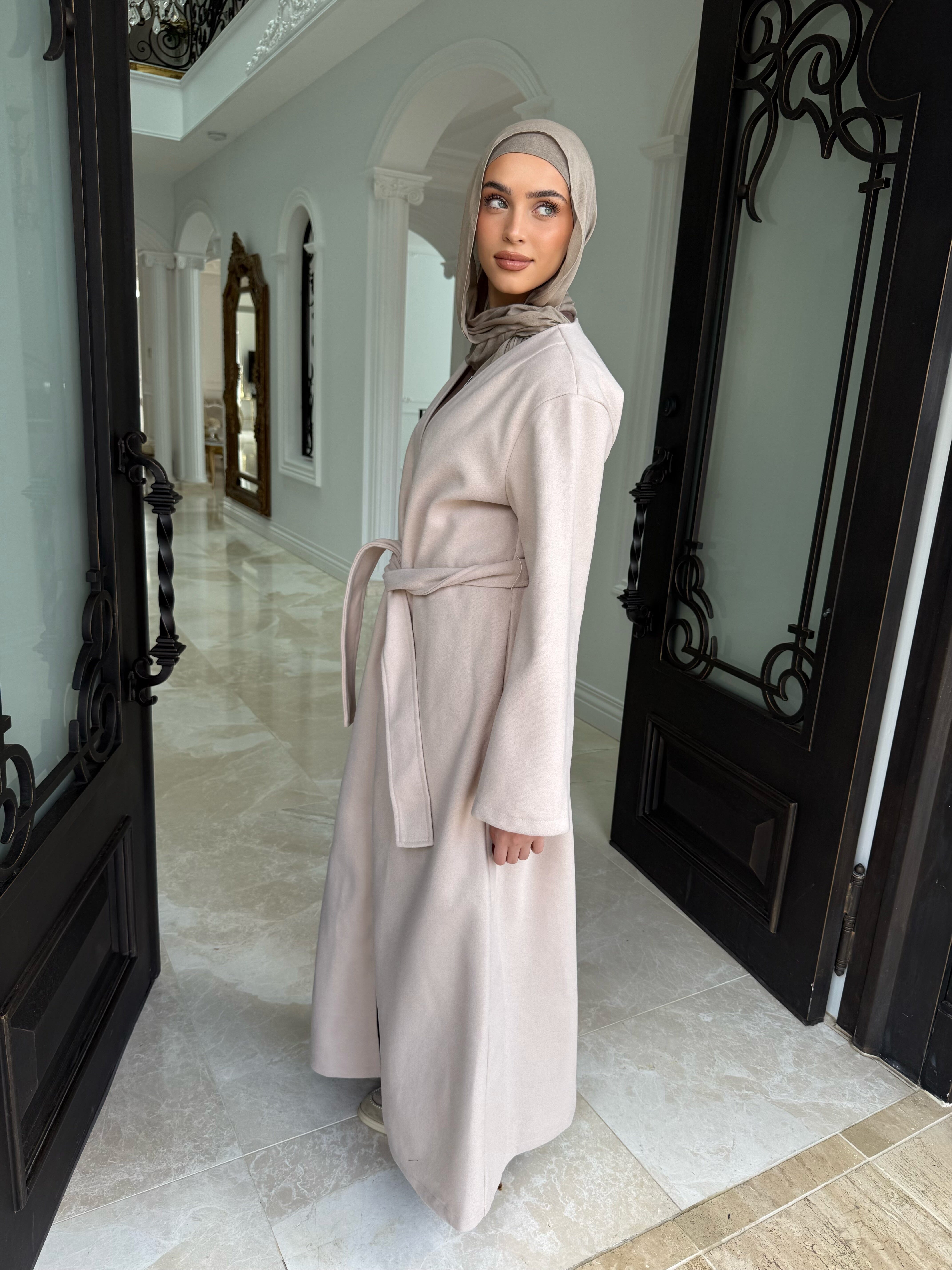 Tie Coat Abaya